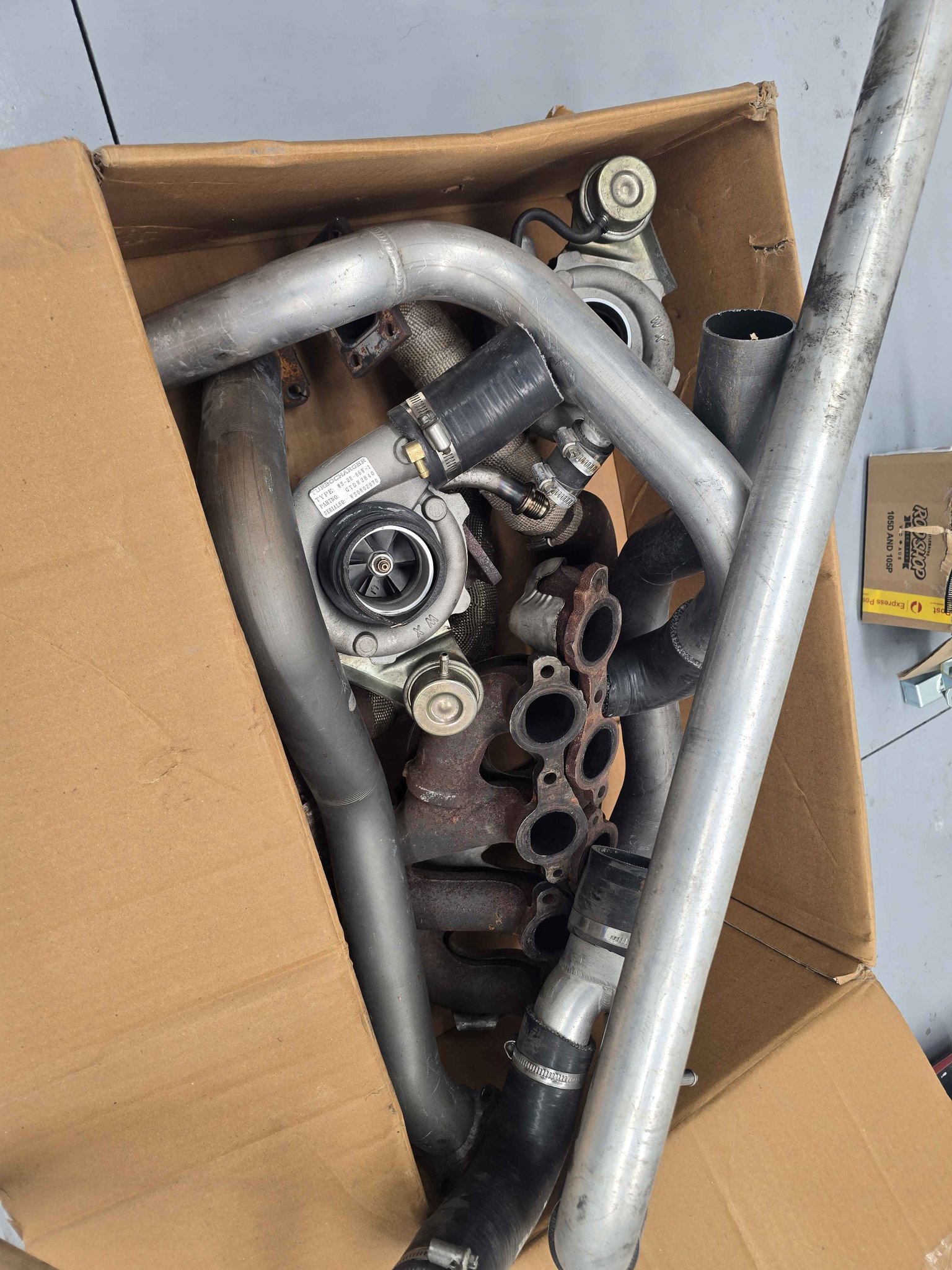 5.3L CAST IRON LS MOTOR, T400 TRANS, TWIN TURBO KIT AND ALL NEW PARTS ...