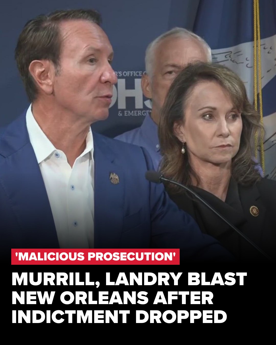 In a heated press conference Wednesday, Gov. Jeff Landry called