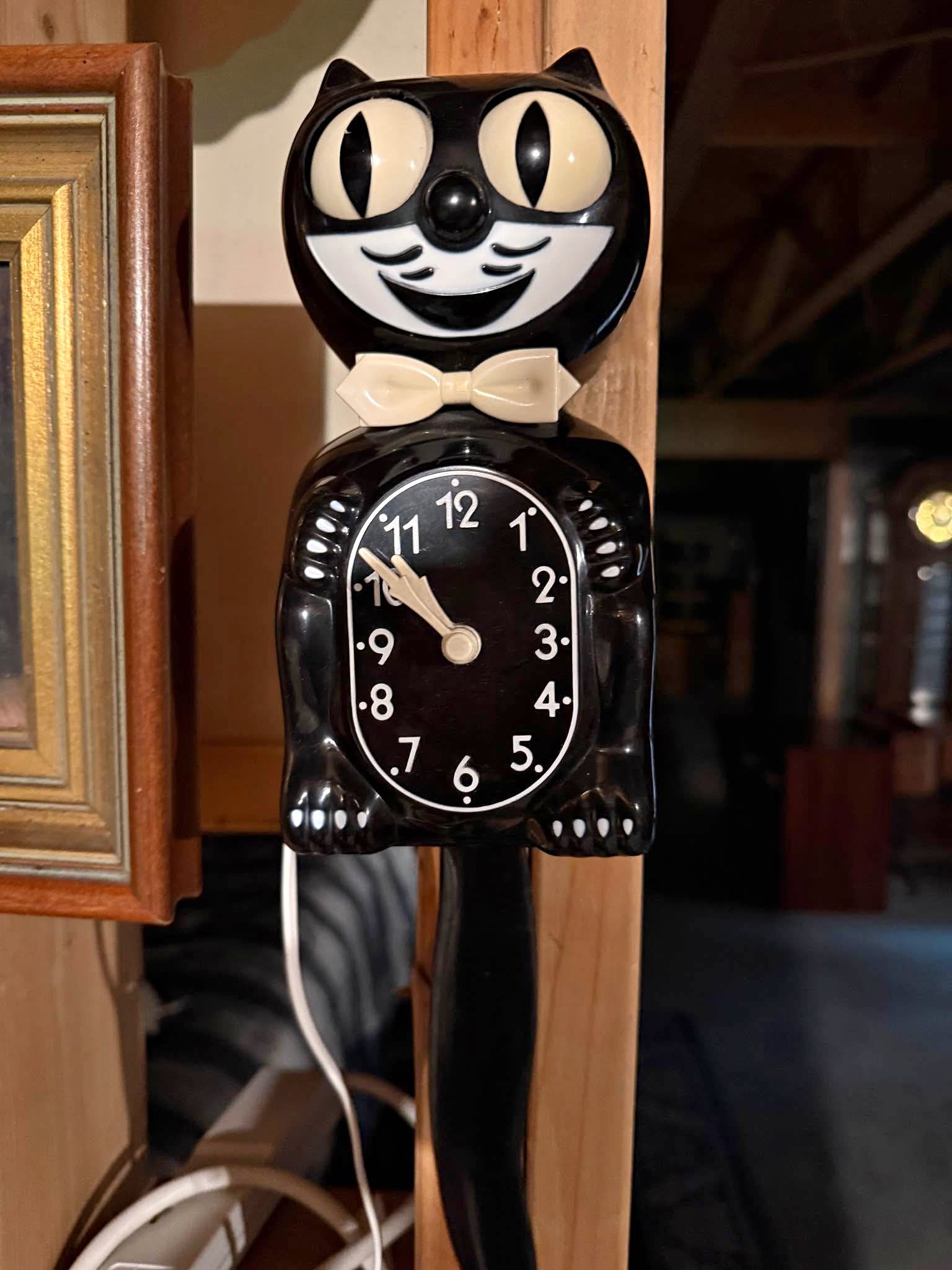 Vintage Cat wall Clock Kit Kat Klock - Wall Clocks - Billings, Montana ...