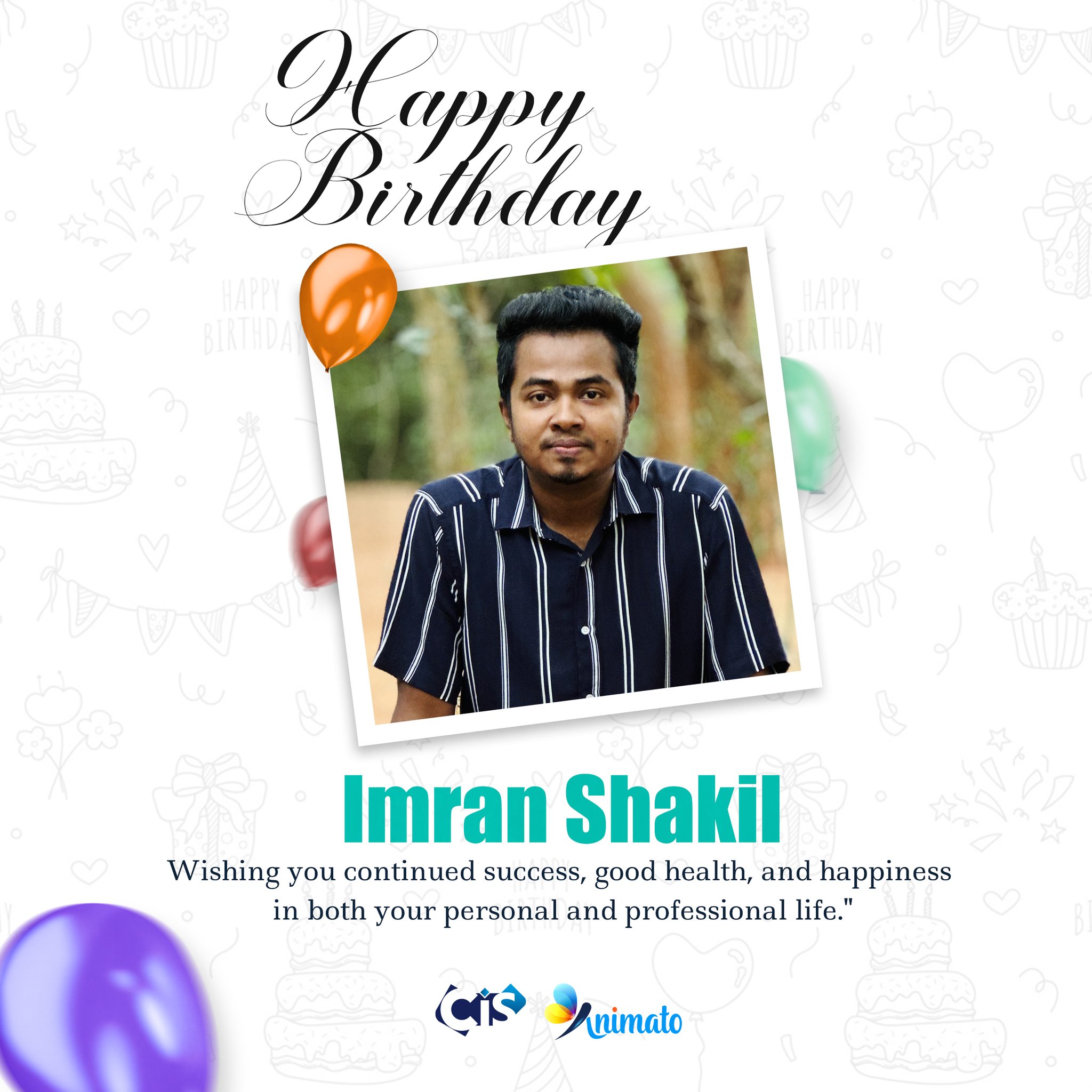 🎂 Happiest Birthday to Imran Shakil! 🎉... - Creative IT Soft | Facebook