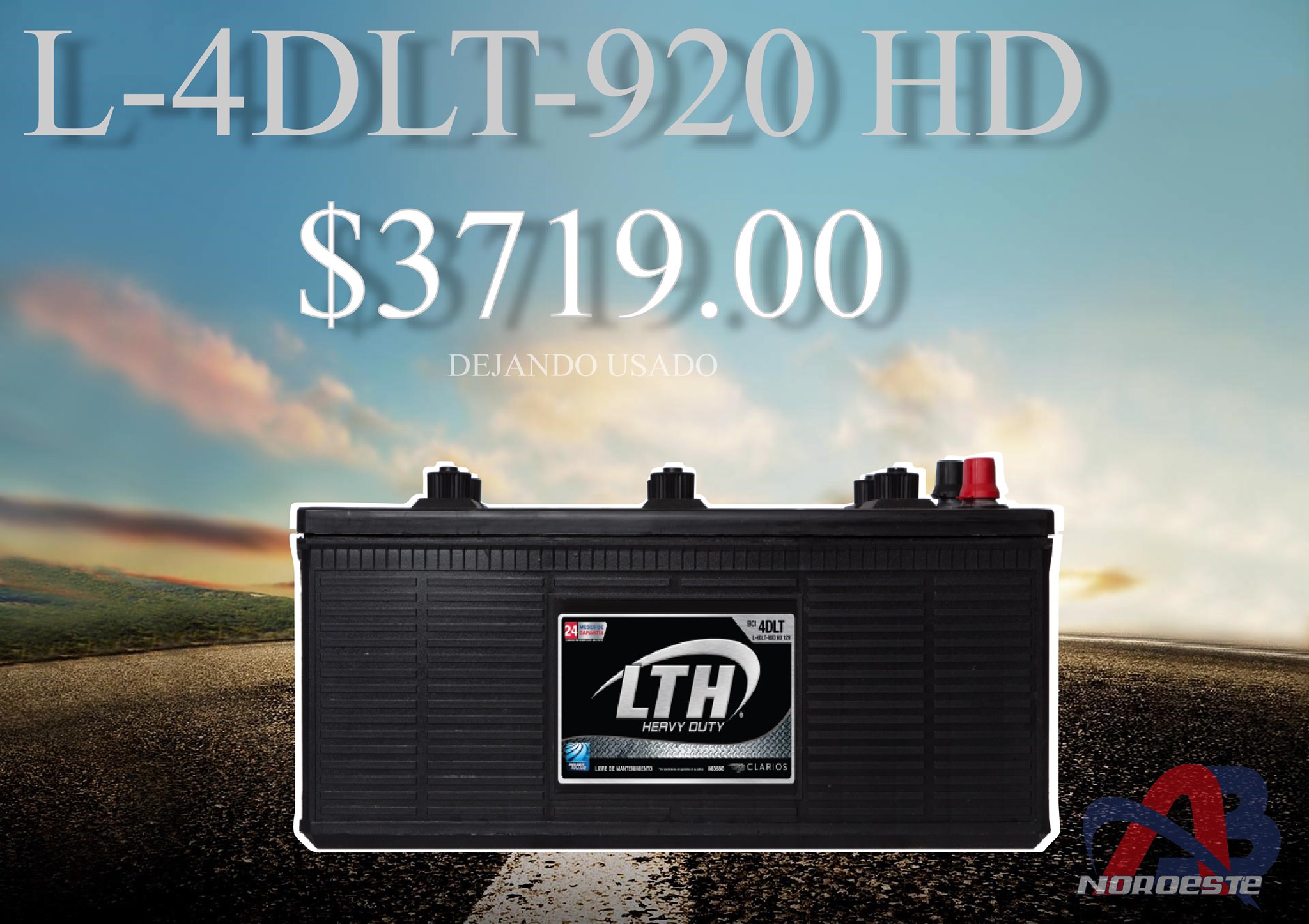 L-4DLT-920 HD Es la batería... - Auto Baterías del Noroeste