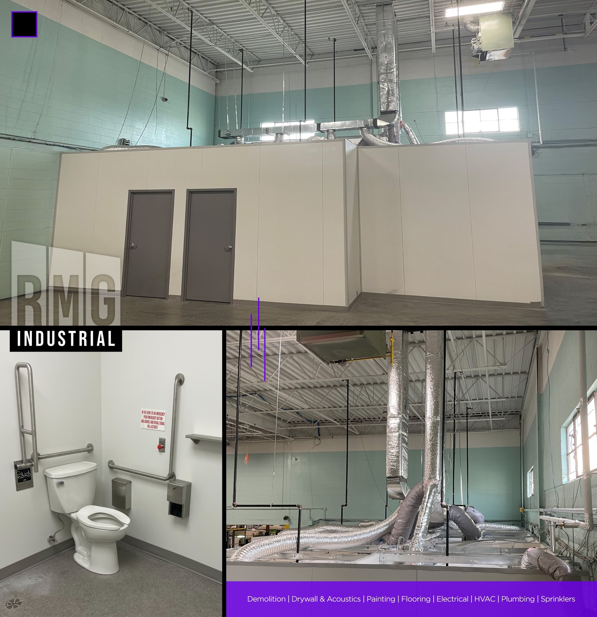 Image showcasing RMG Contract Interiors Inc. - Let's take your industrial space to new ...