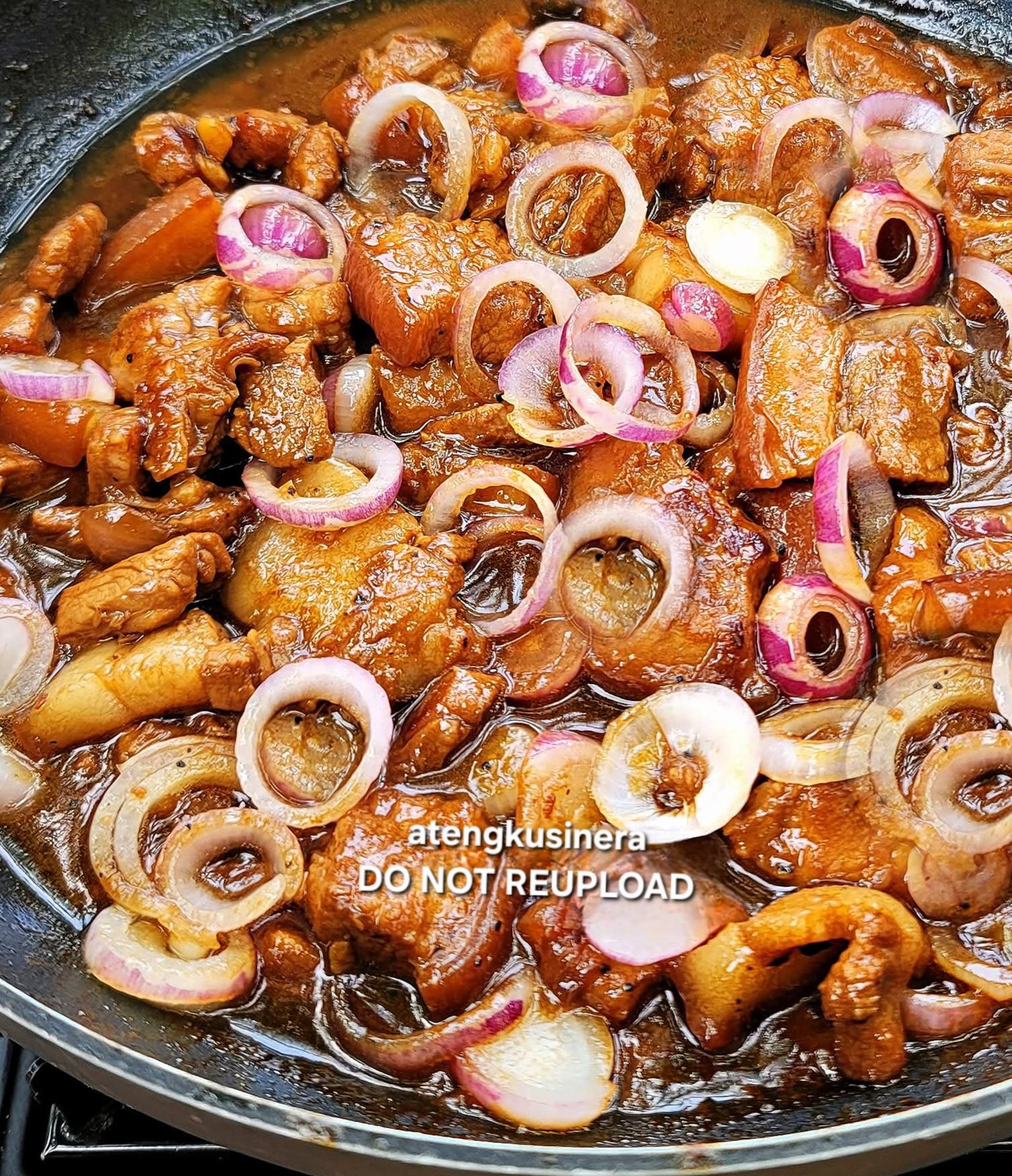 Ateng - PORK STEAK INGREDIENTS: 1 kilo Pork belly 3 tbsp. Soy sauce 3 ...