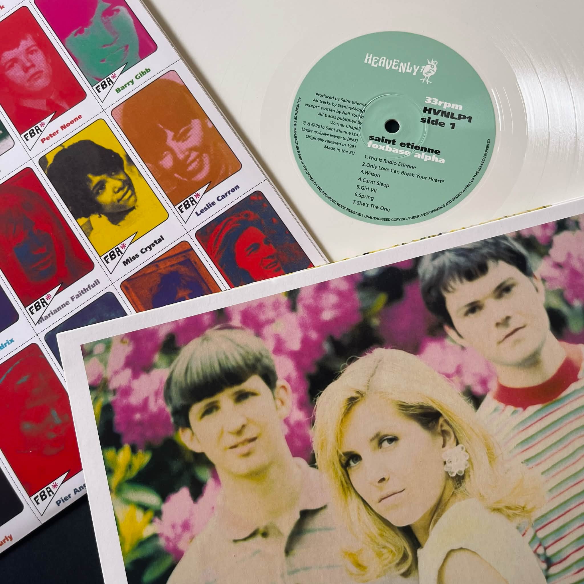 Saint Etienne Foxbase Alpha white vinyl tour edition
