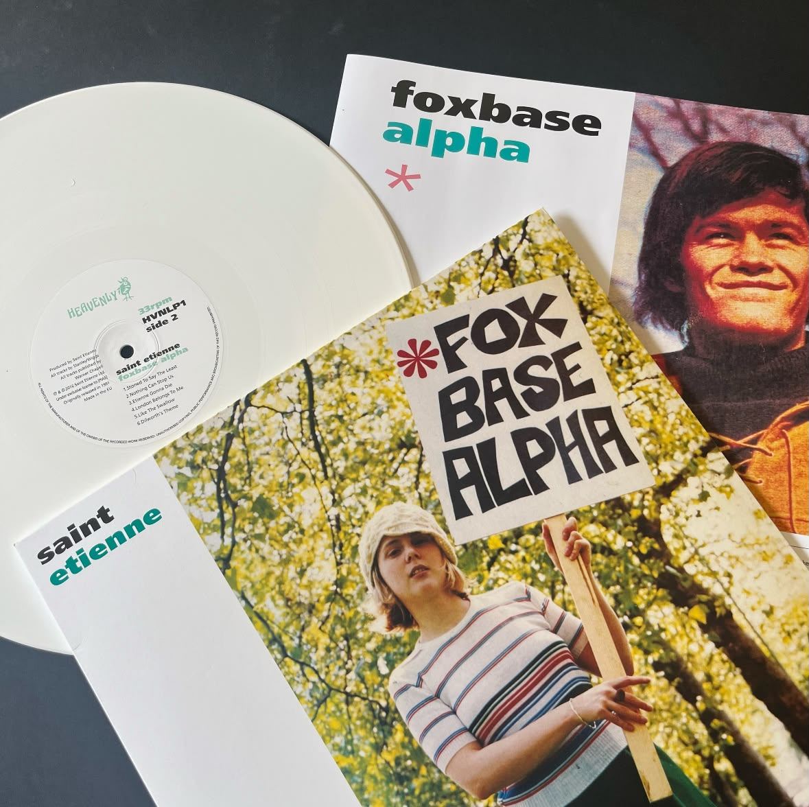 Saint Etienne Foxbase Alpha white vinyl tour edition