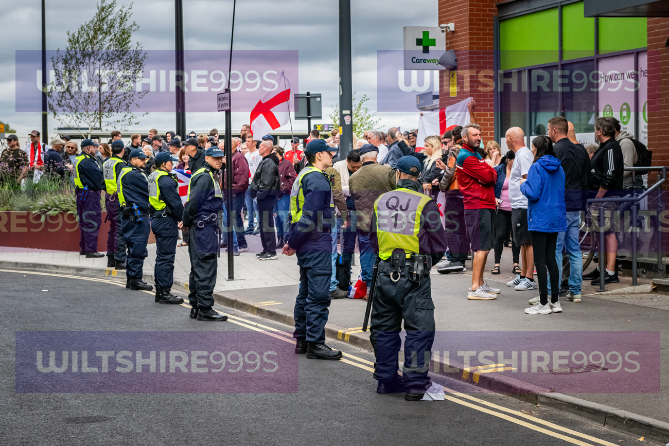 Wiltshire - Pictures from today's anti-asylum seeker protest outside ...