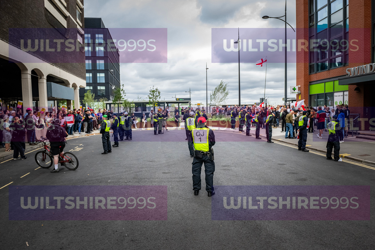 Wiltshire - Pictures from today's anti-asylum seeker protest outside ...
