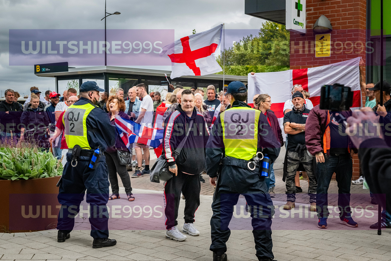 Wiltshire - Pictures from today's anti-asylum seeker protest outside ...