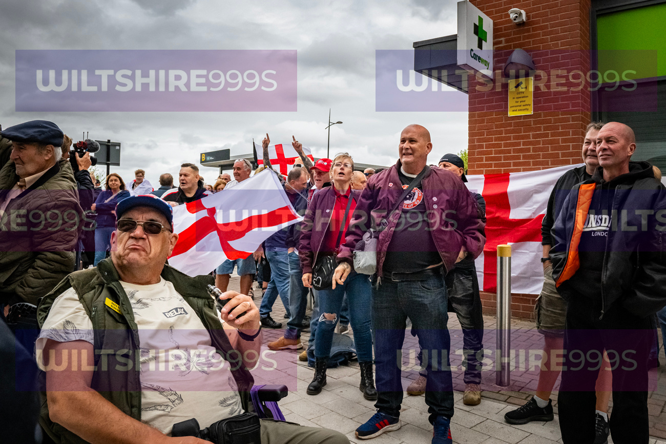 Wiltshire - Pictures from today's anti-asylum seeker protest outside ...