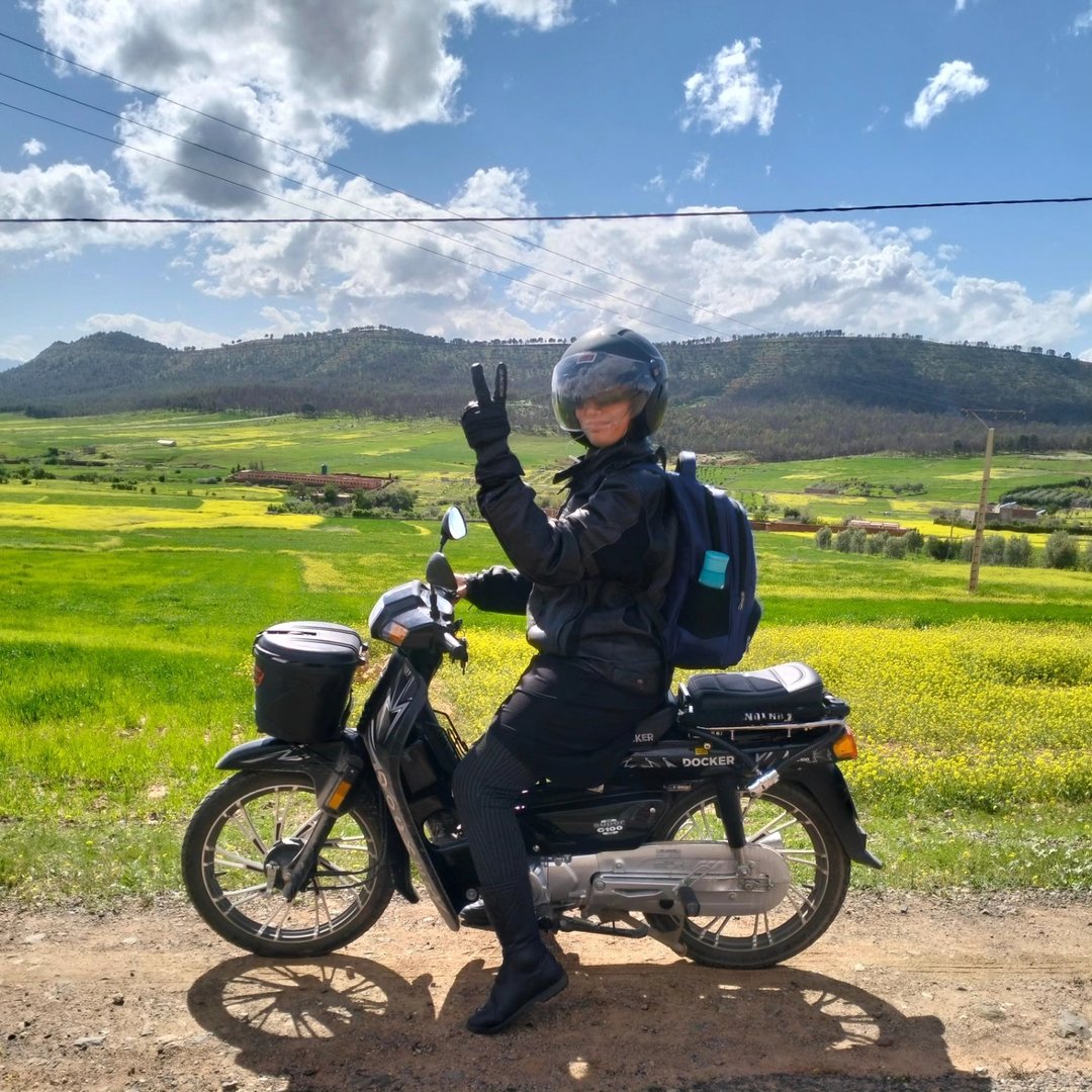 #motard #travels #motogirl #gs1300 Merci Le Coin Moto Merci bro Yassine ...