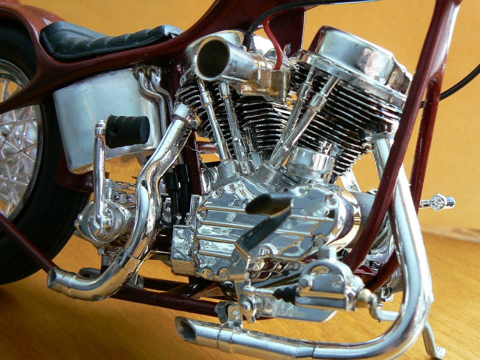 Revell 1963 Harley chopper model review