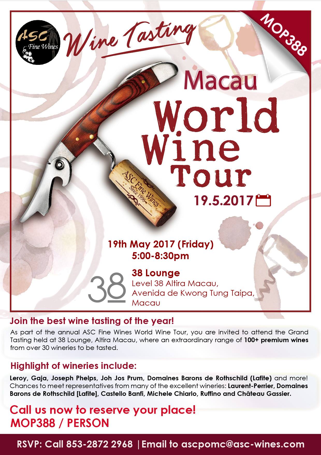 Asc - Dear Wine Lovers, Join the best wine tasting of the year! As part ...