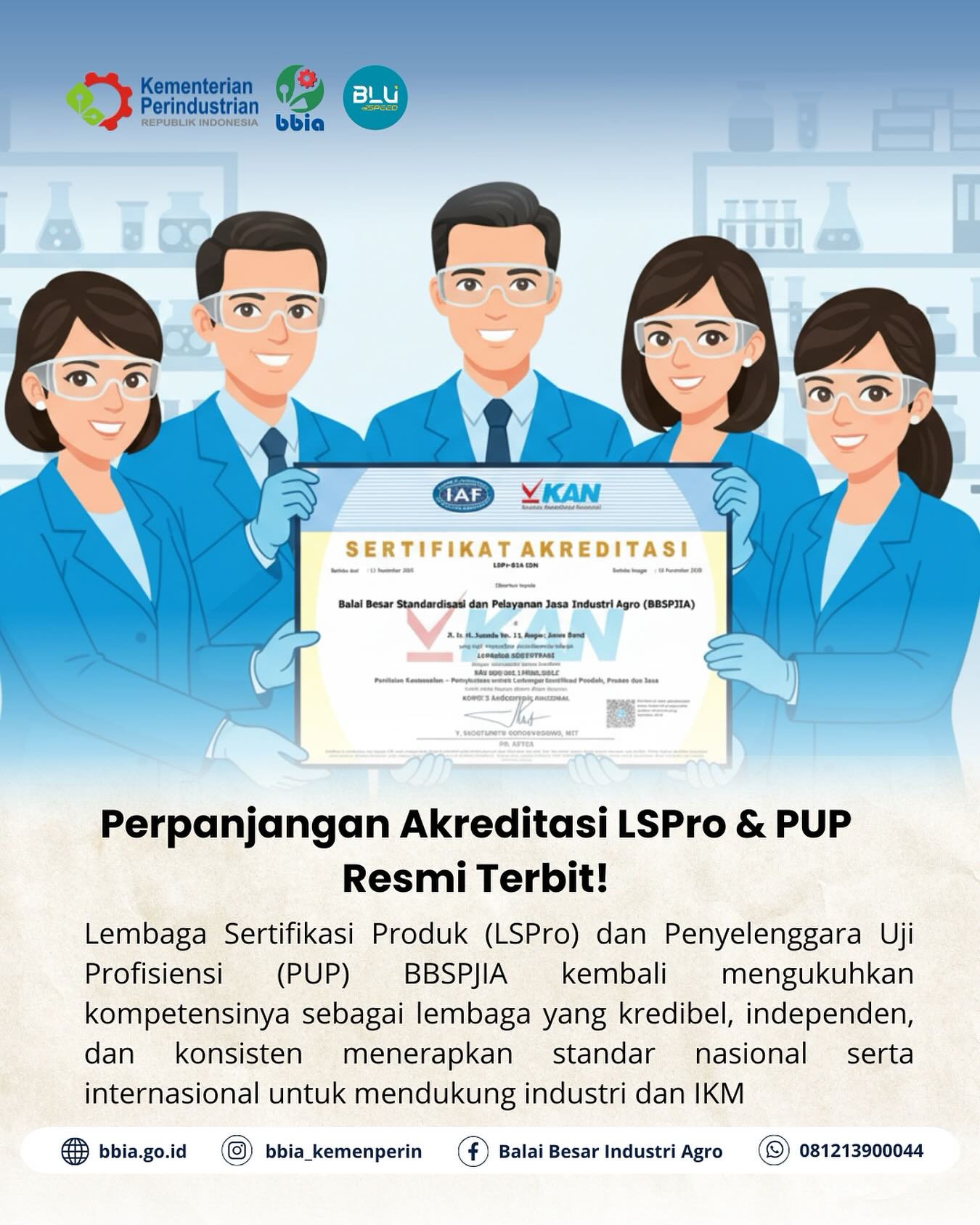 Balai - Perpanjangan Akreditasi LSPro & PUP Resmi Terbit! BBSPJIA ...