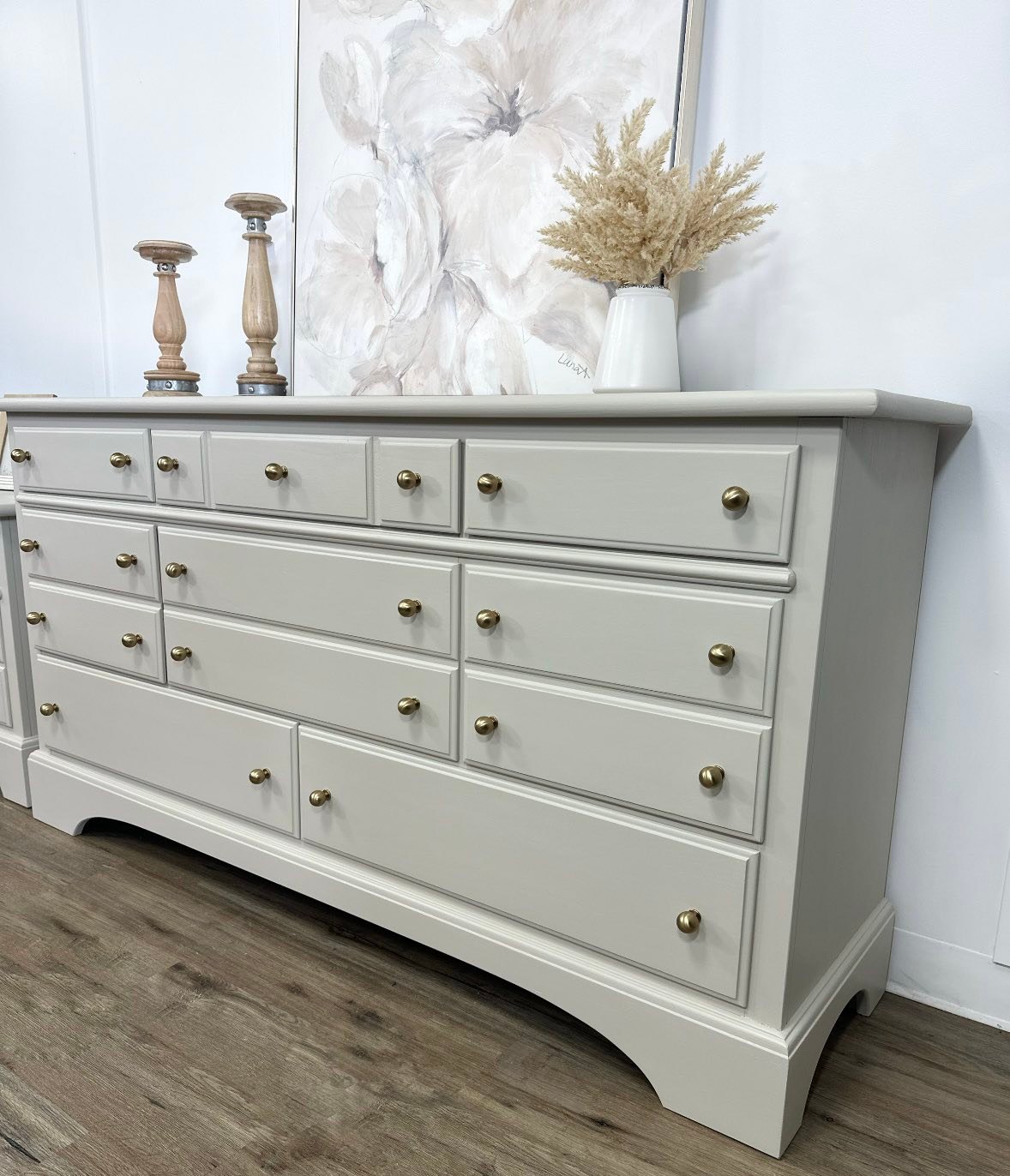 beige dresser and nightstand set RoyalCraft Small 3 Drawer of 2, Dresser for Bedroom, Wood with Drawers, Modern Chest of Drawers for Closet, Living Room, Entryway : Home & Kitchen Each nightstand dimensions Refinished beige dresser and nightstand