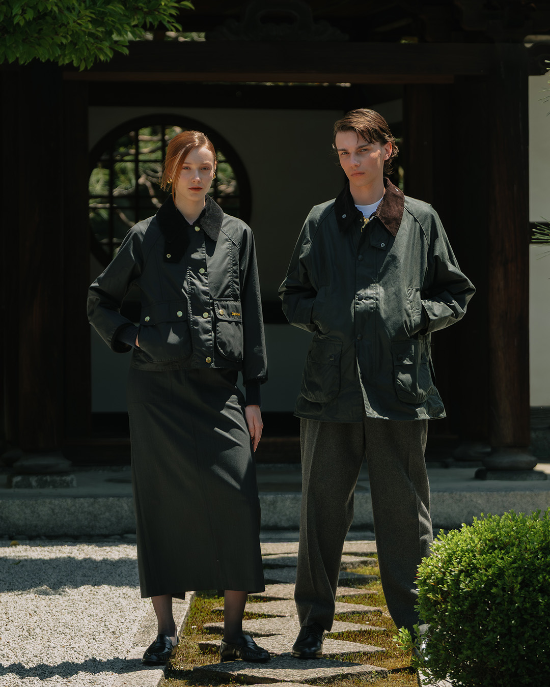 Barbour - MODEL】DESPATCH RIDERS／ディスパッチ ライダース 襟の