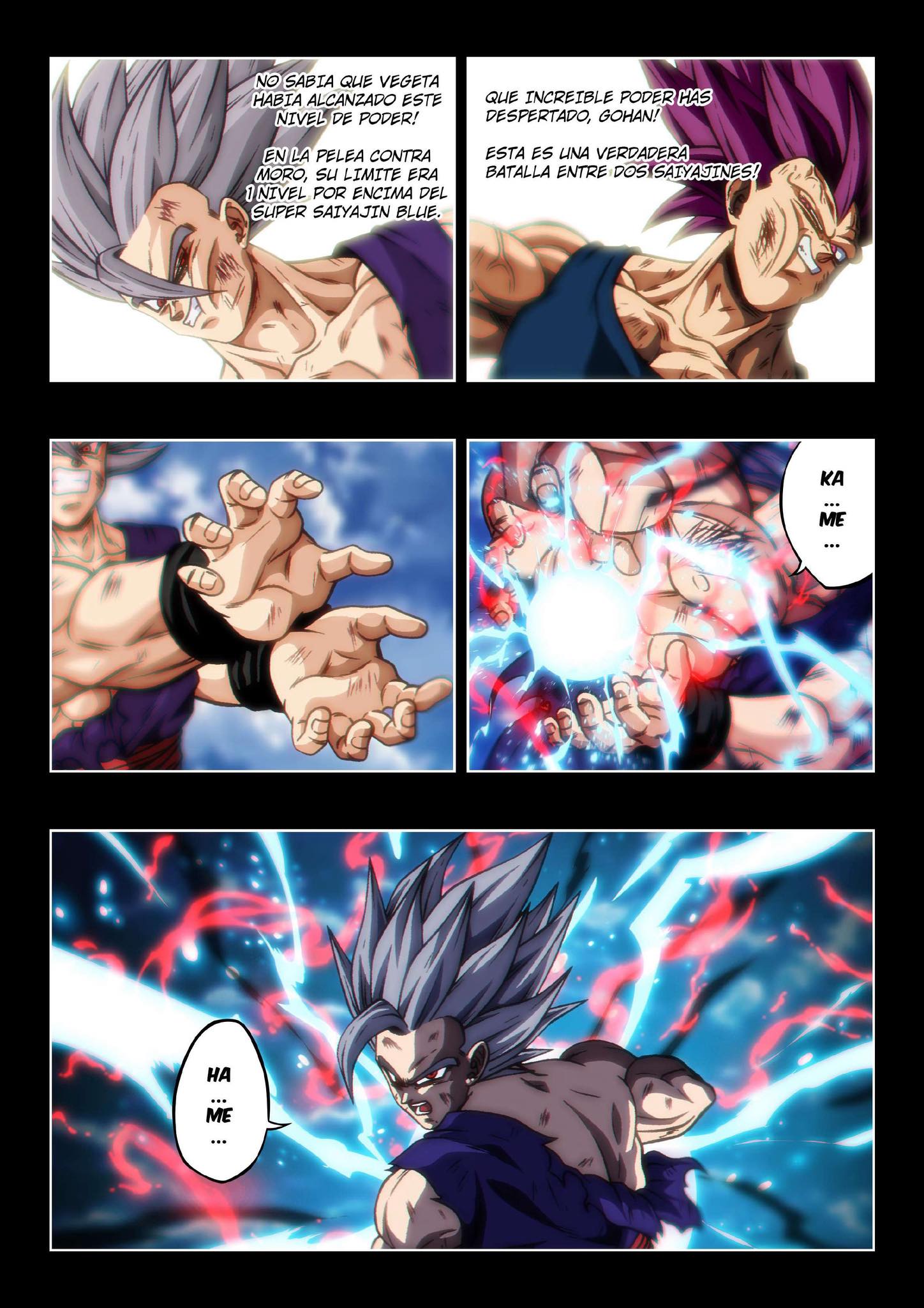 Vegeta - “¡Está es una verdadera batalla entre dos saiyajins!” 🥹 | Facebook