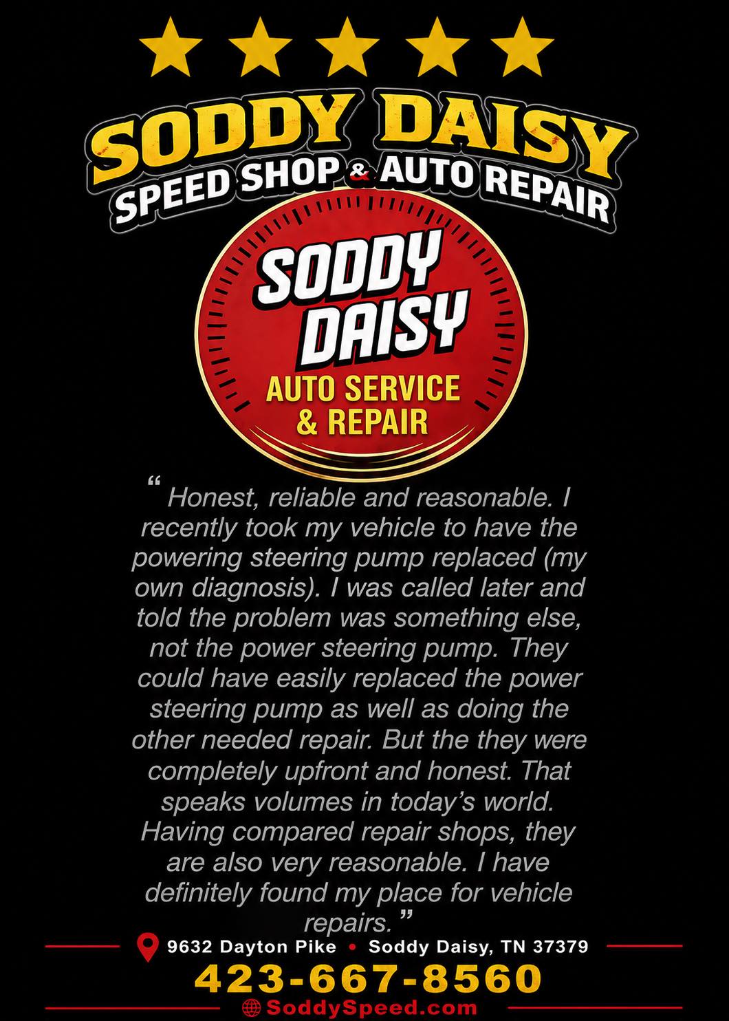 Soddy Daisy Speed Shop and Auto Repair, LLC | Soddy-Daisy TN
