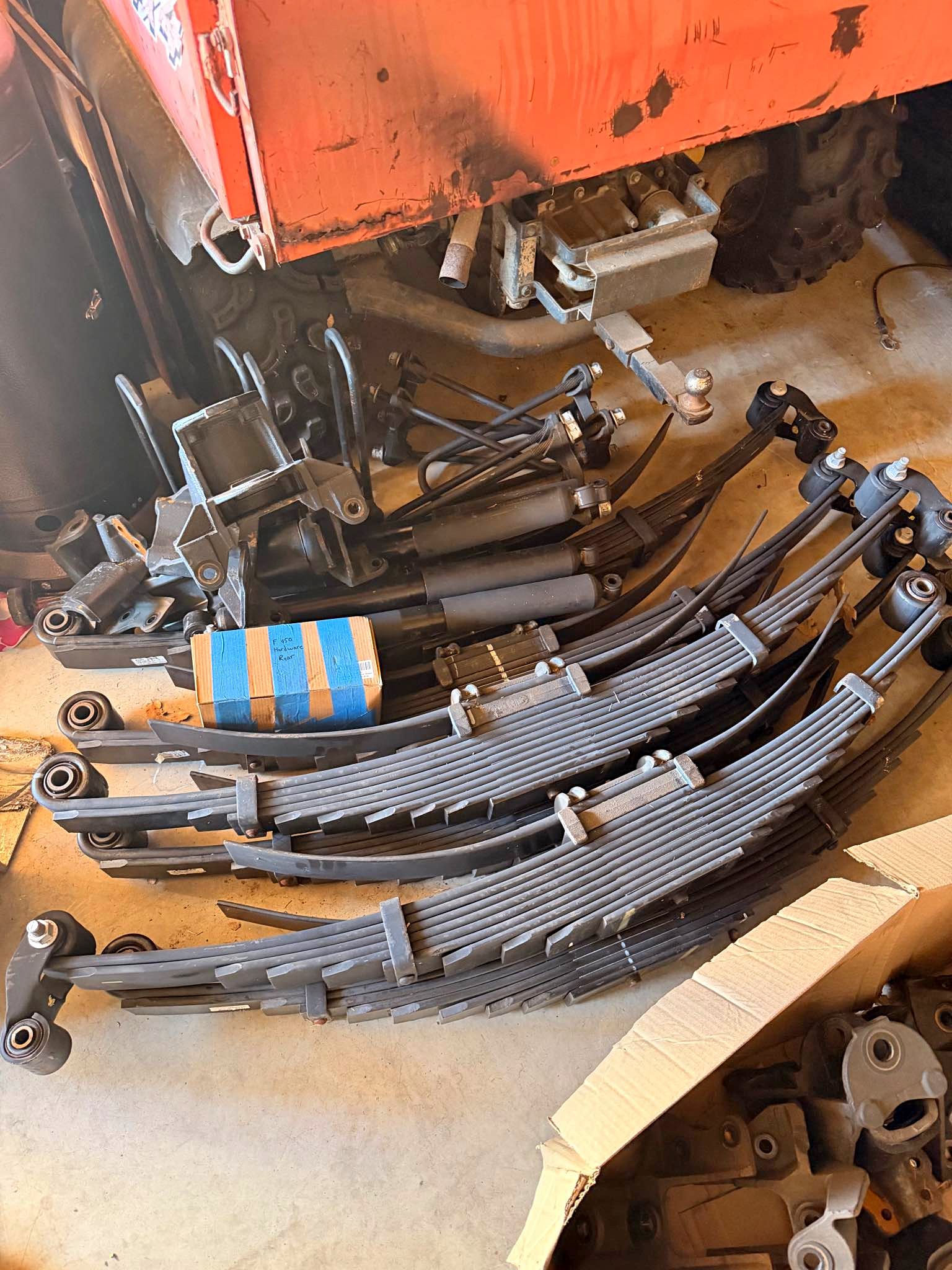 New Takeoff F-450/F-550 Super Duty Rear Leaf Springs Kit W/ Shocks ...