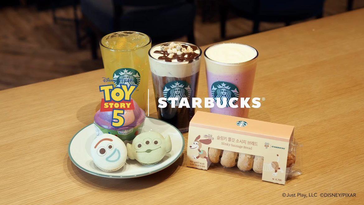 Toy story5 × Starbucks 4点セット starbucks x toy story 5 🤠🦖🚎❤️ 👉15/4