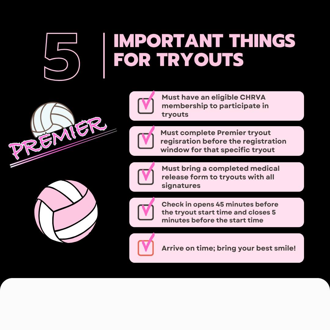 🎉🏐 GIRLS TRYOUTS START IN JUST 2... - Premier Volleyball | Facebook