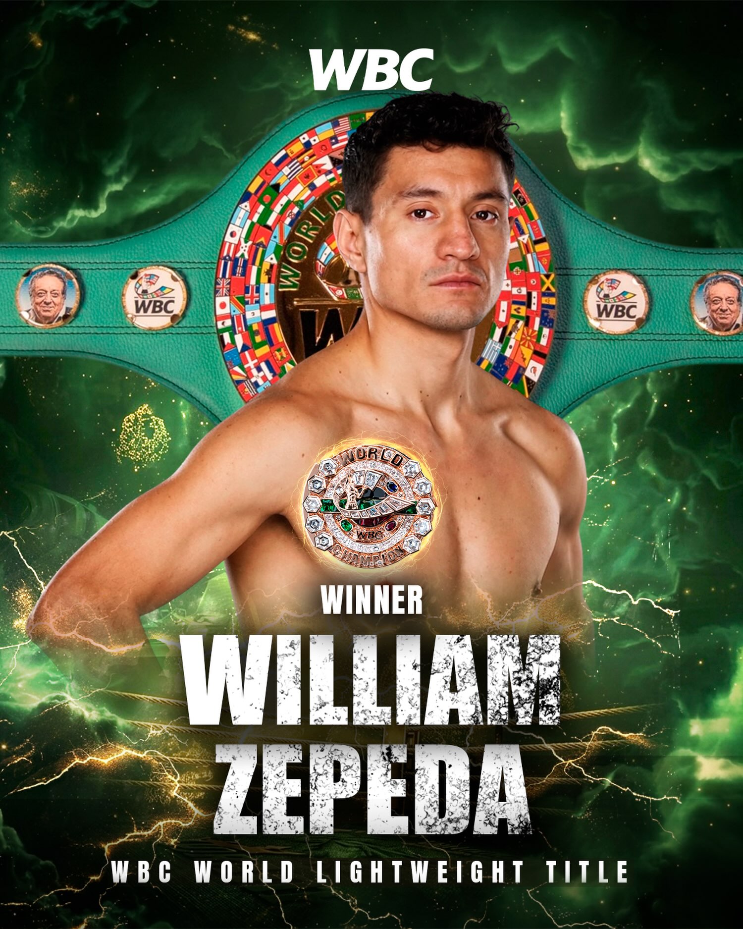 THE NEW WBC LIGHTWEIGHT CHAMPION OF THE WORLD 🌎🏆 William