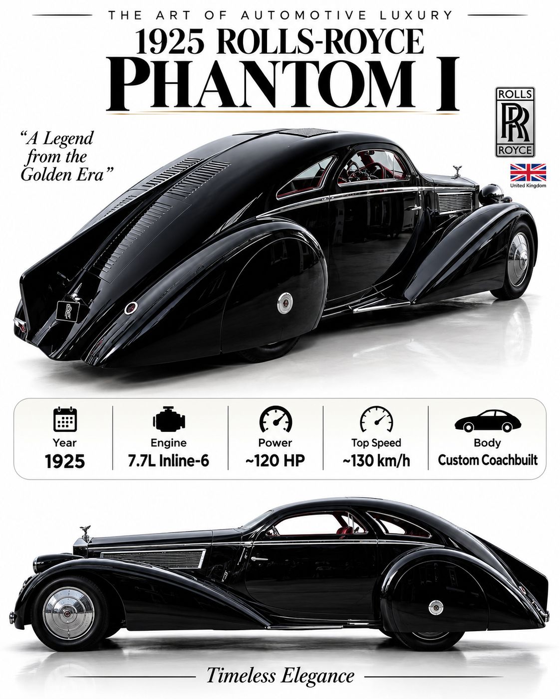 1925 Rolls Royce Phantom 1 ❤️‍🩹