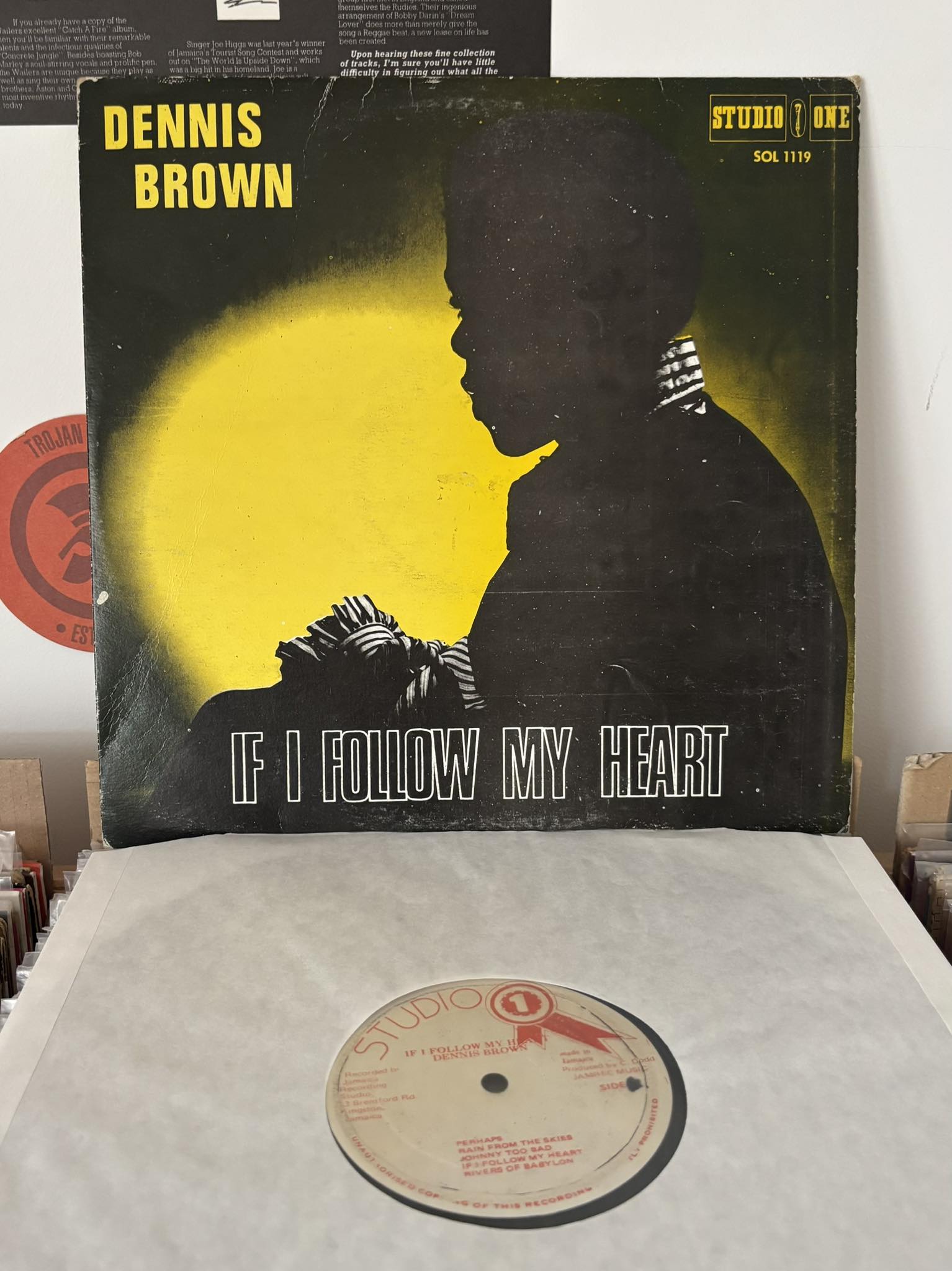 Dennis Brown = If I Follow My Heart. 1971 Studio One Records. ??