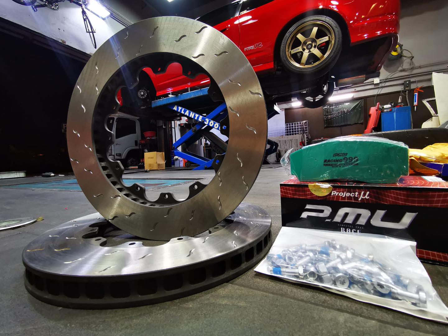 RS MOTOR - Dc5 Ap Racing 5000+ 4pot 迫力皮同迫力碟損耗不一🙈...
