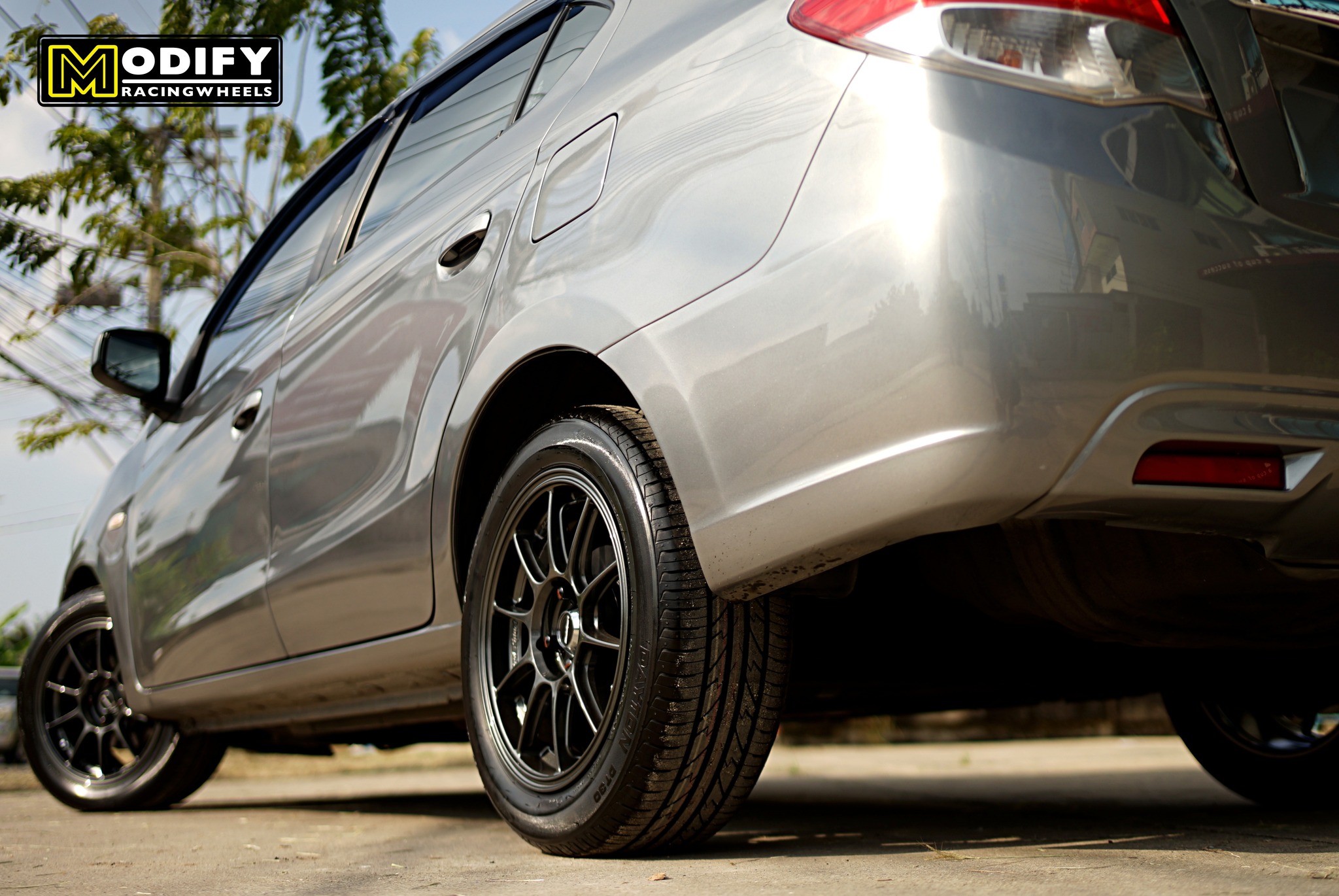 Mitsubishi Attrage จัดล้อยางใหม่โช็คครบๆ - ล้อใหม่ TC105X ขอบ15 กว้าง7 ...