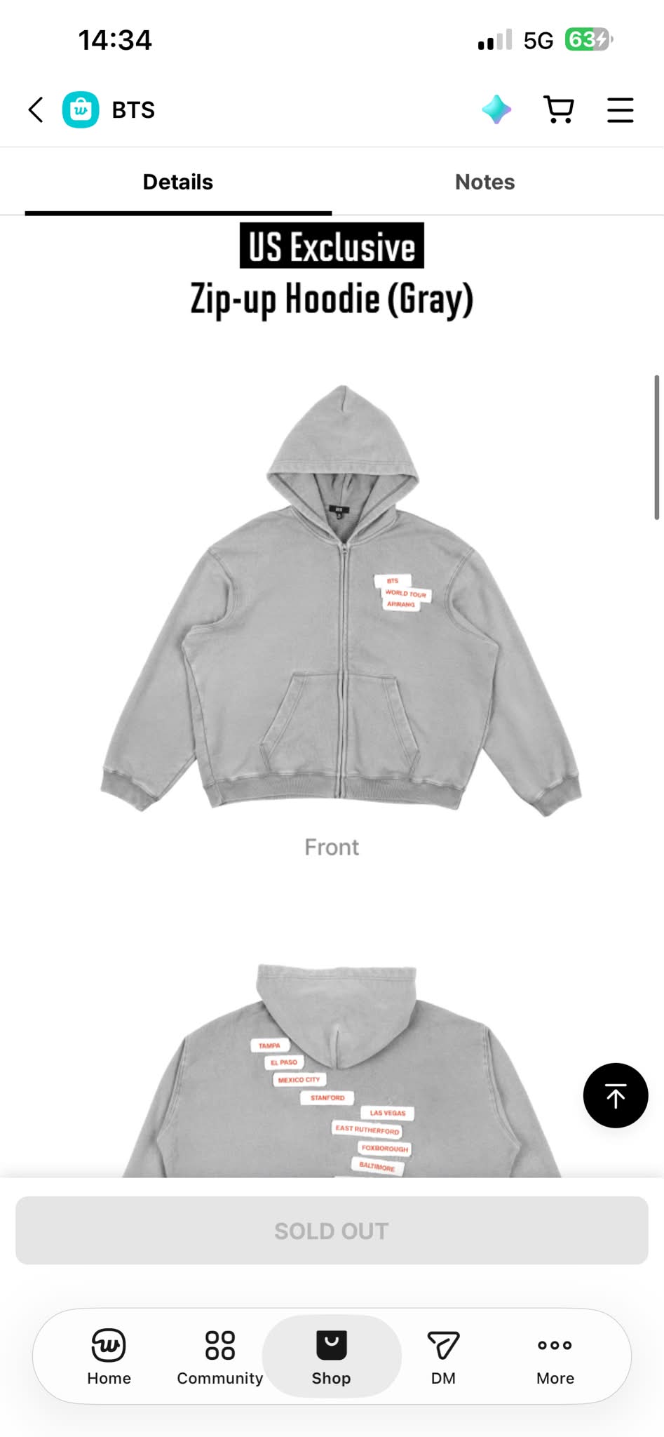 Is anyone selling a BTS x Nike shirt or hoodie not the customized