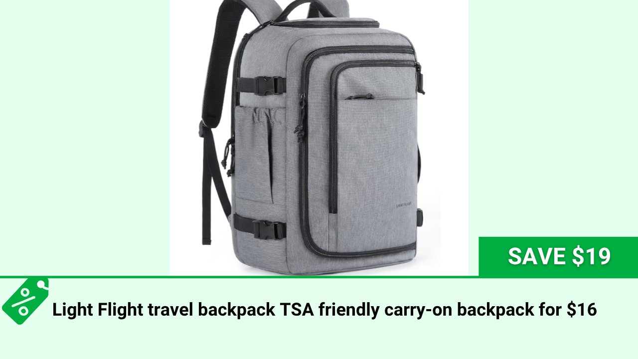 amazonbasics laptop backpack in spirit airlines Today at Amazon, you can purchase a Light Flight travel TSA-friendly carry-on backpack for $15.99. Save $18 on the original price! Get this DEAL ➡ https://clarkdeals.com/sporting-goods/light-flight-travel- backpack-tsa-friendly-carry-on-backpack All Packs & Travel Specially designed for under Unique Bargains Telescopic Portable Color:Blossom-Raspberry