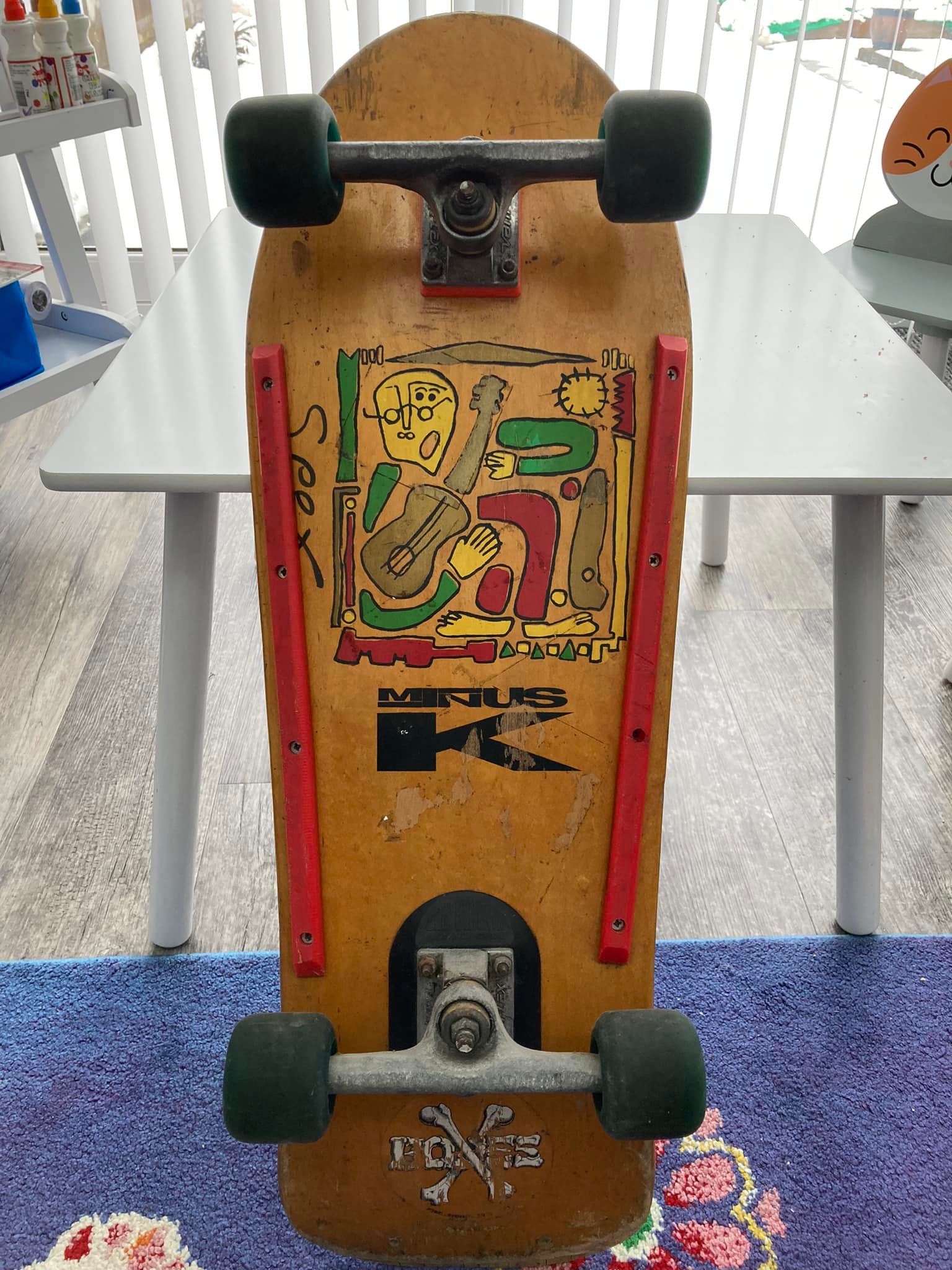 Dave Crabb skates with broken ribs on H-Street re-issue deck