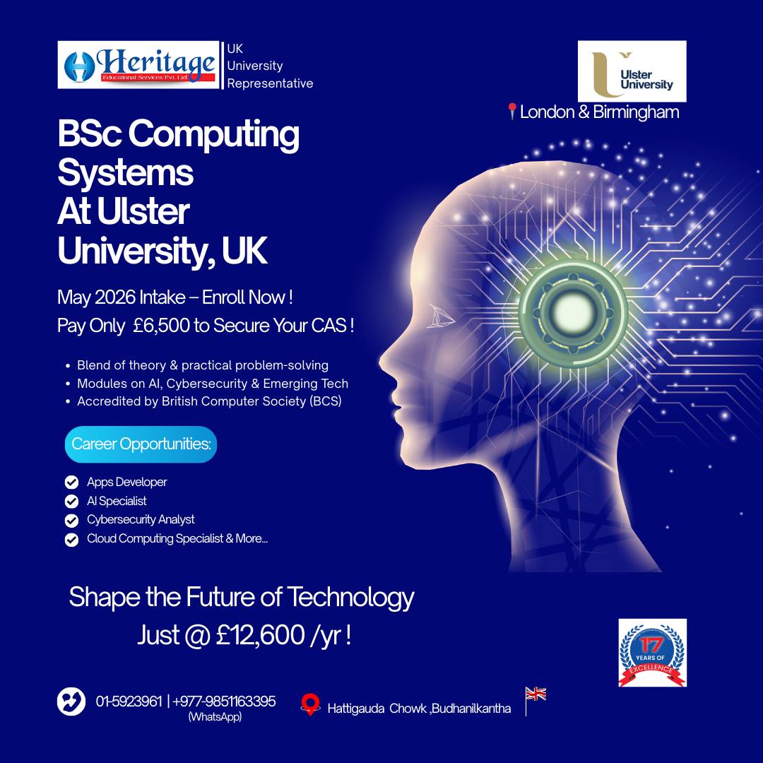 🎓 BSc Computing Systems –... - Heritage Educational Services | Facebook