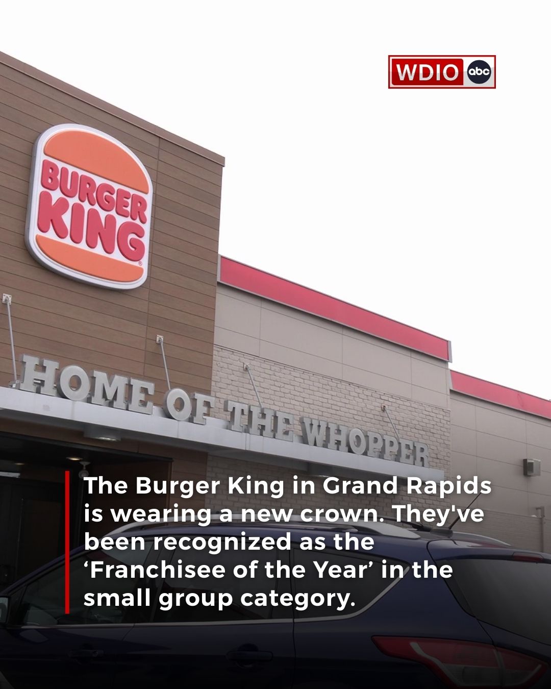 WDIO - It's not a Whopper of a tale - The Burger King in... | Facebook