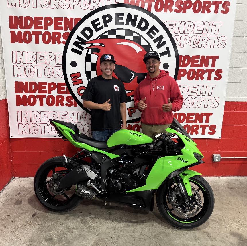 【専用】アウトフィット Independent Motorsports congratulates Paris on new 2025 Kawasaki ZX-6R