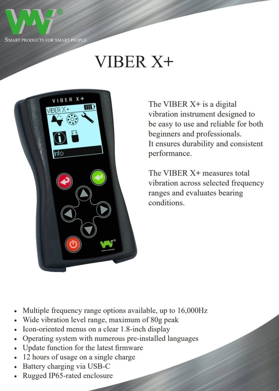 แนะนำสินค้า : Digital Vibration Instrument (เครื่องวัดแรงสั่นสะเทือน ...