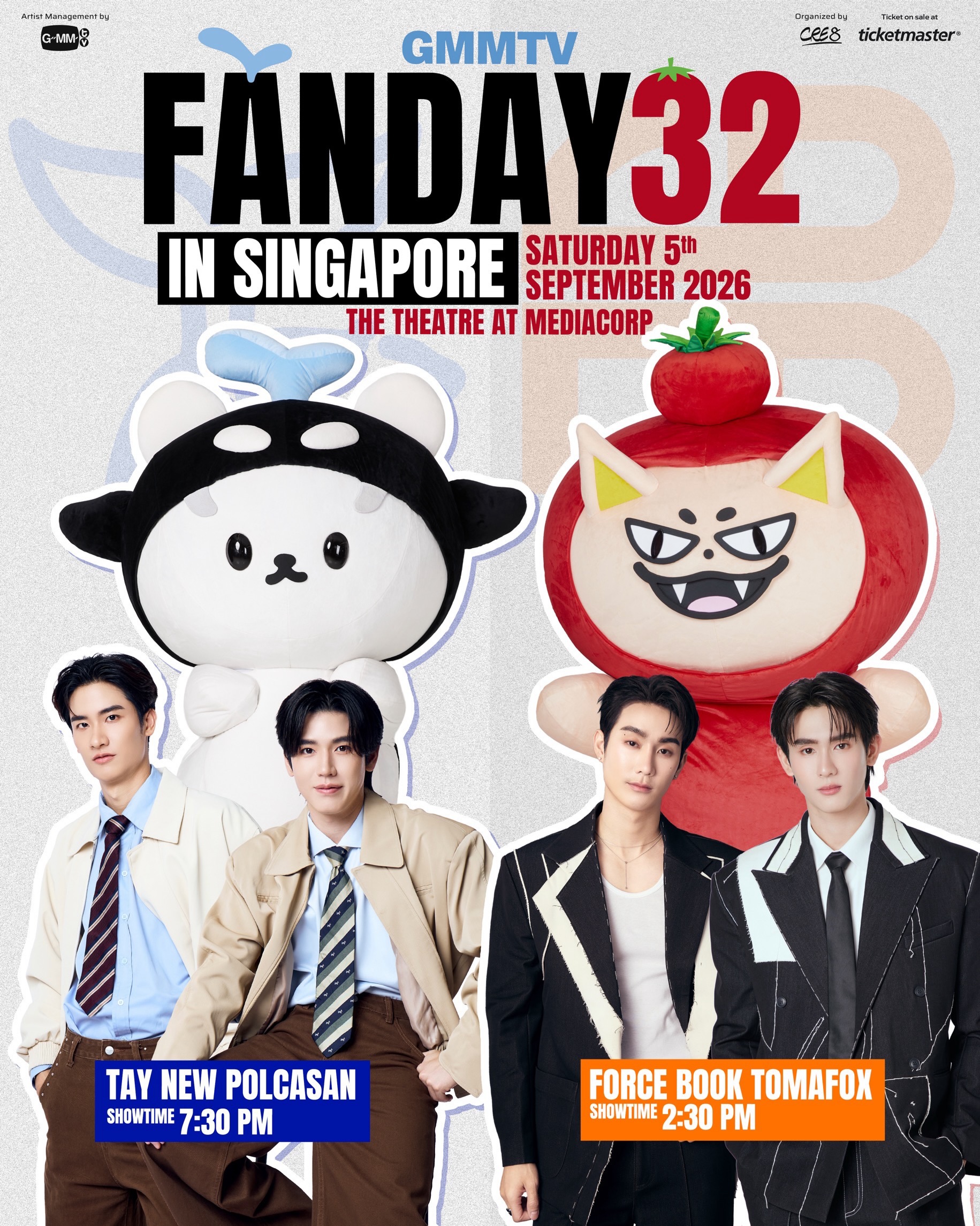 GMMTV FANDAY 32 IN SINGAPORE is coming ??‍❄️?? ?️ SATURDAY 