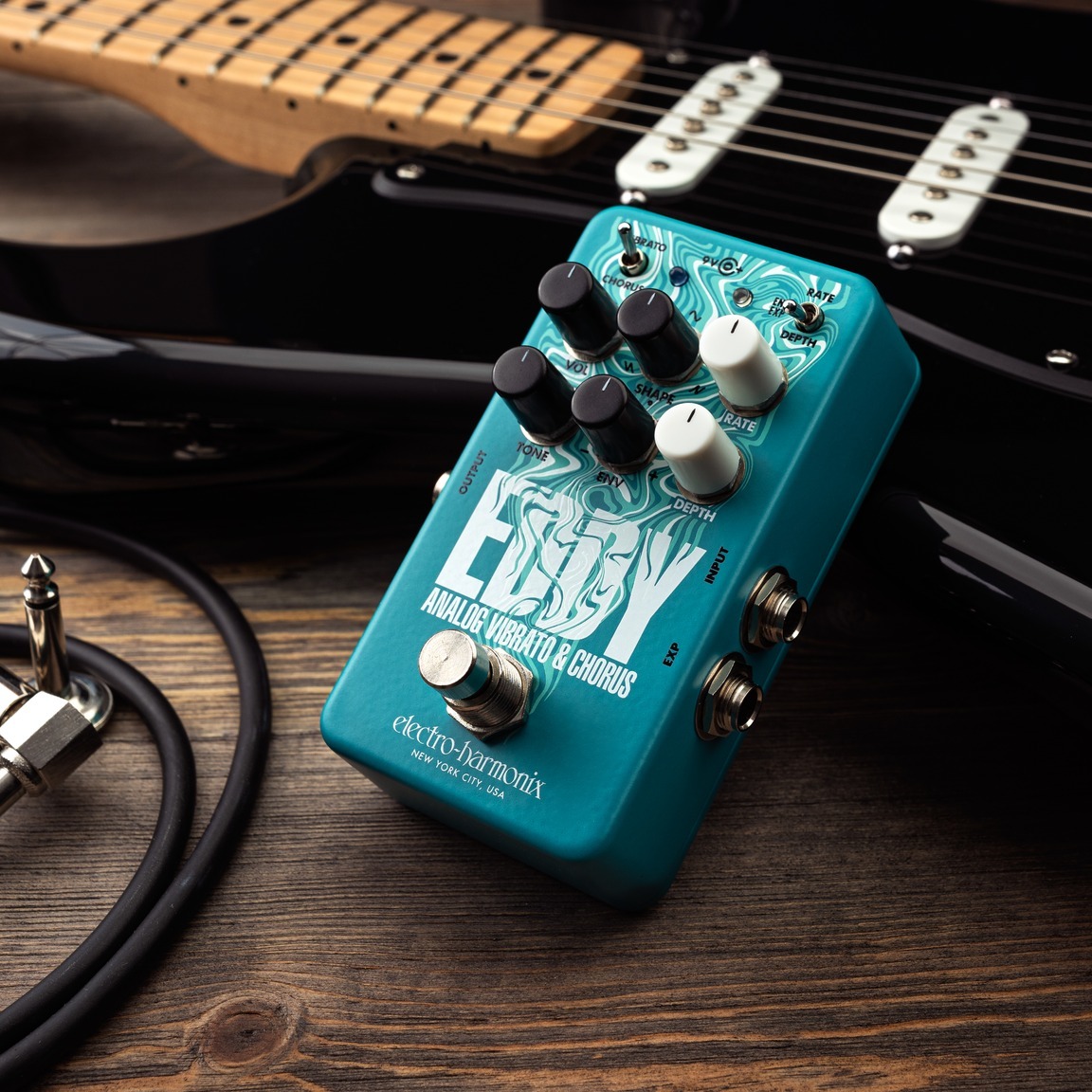 Electro-Harmonix - The EHX EDDY Analog Vibrato/Chorus expands on
