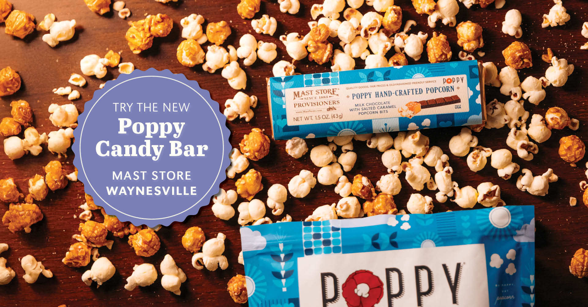 Candy Bar Sampling: Try the NEW Poppy Hand-Crafted Popcorn Candy Bar