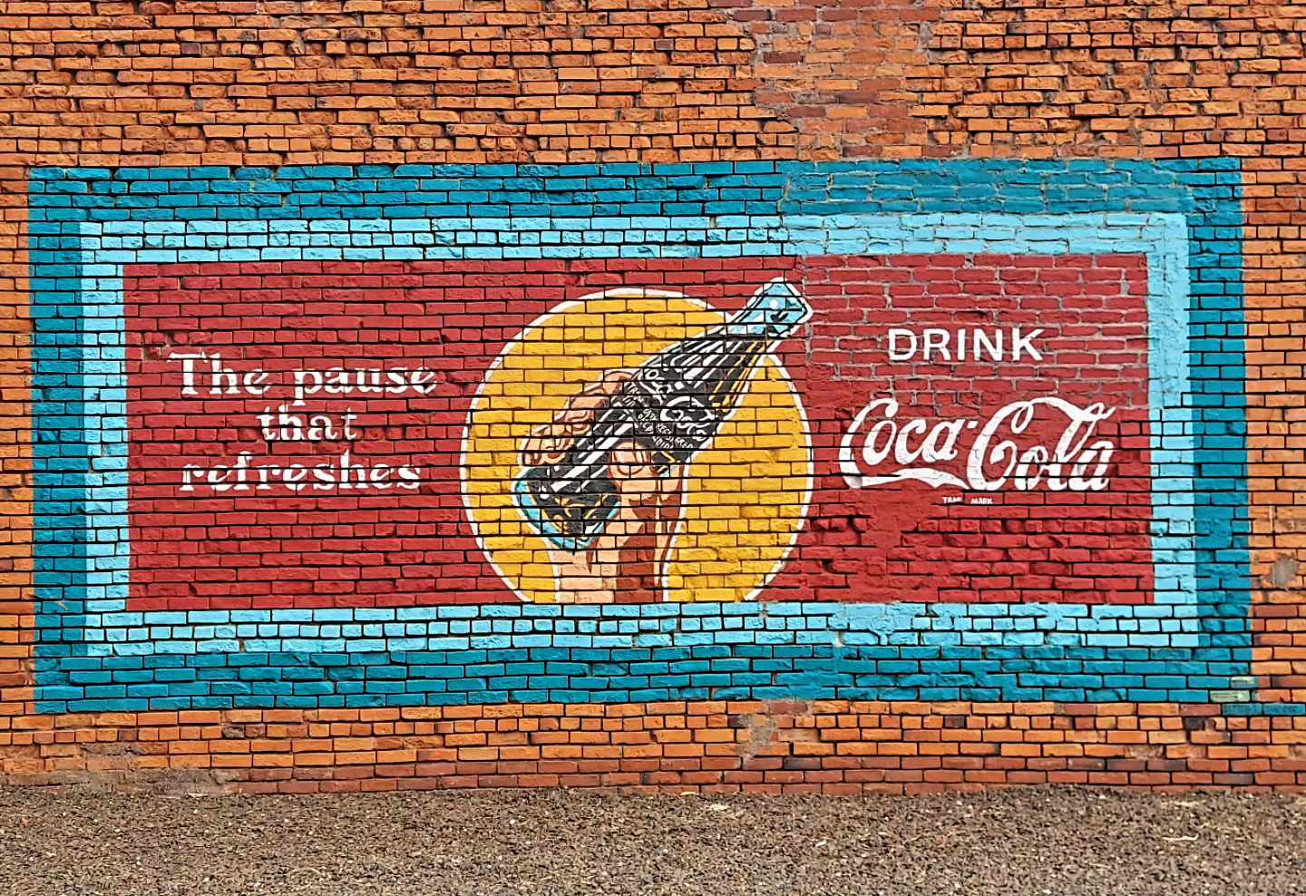 Brownsville's 'Stand By Me' Coke mural. #cocacola #standbyme