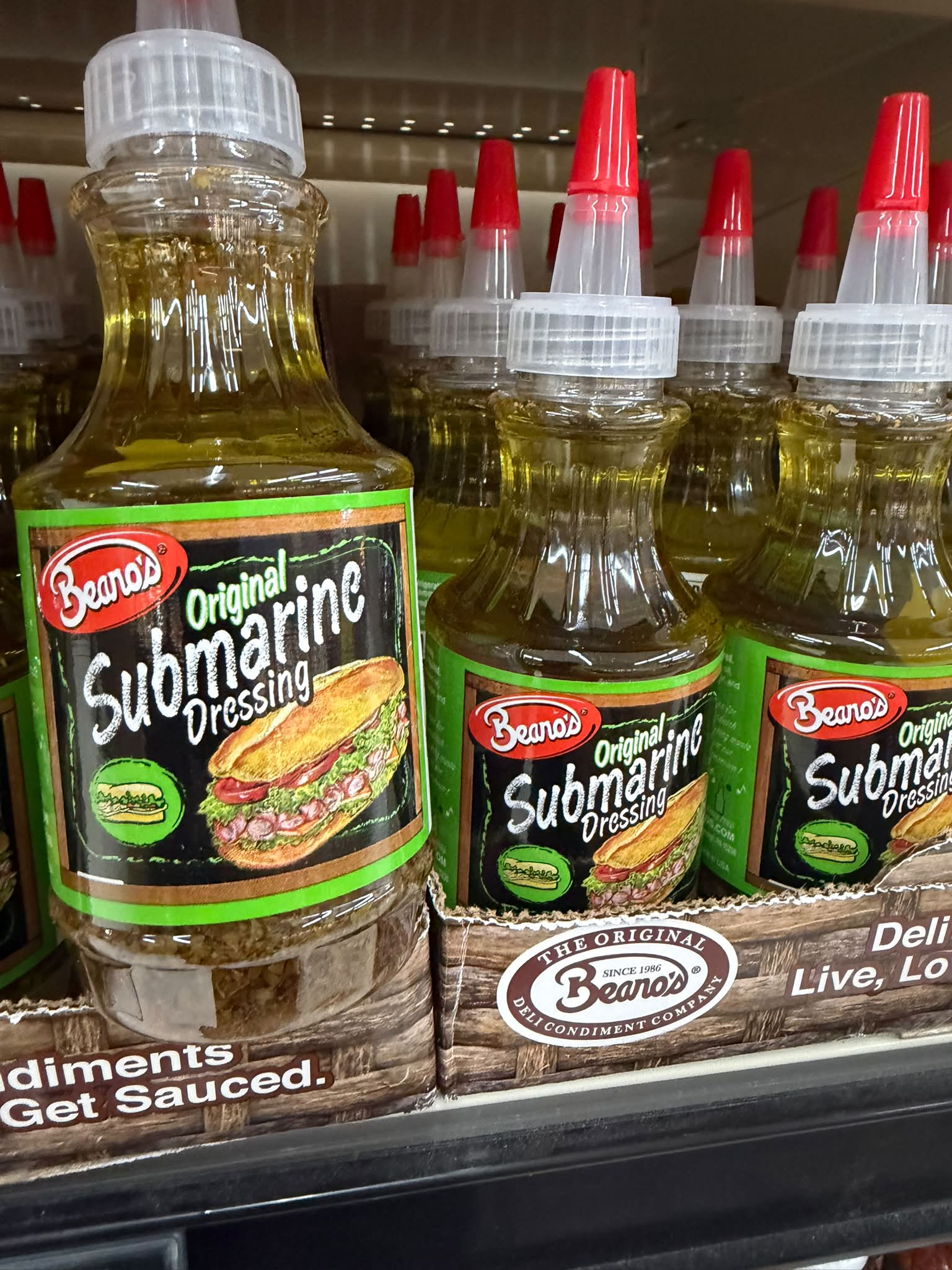 beano's submarine dressing Original Hoagie Sandwich Dressing, 2-Pack Bottles (8) : Grocery & Gourmet Food Submarine Dressing with Oregano Plum - Beano's submarine sandwich
