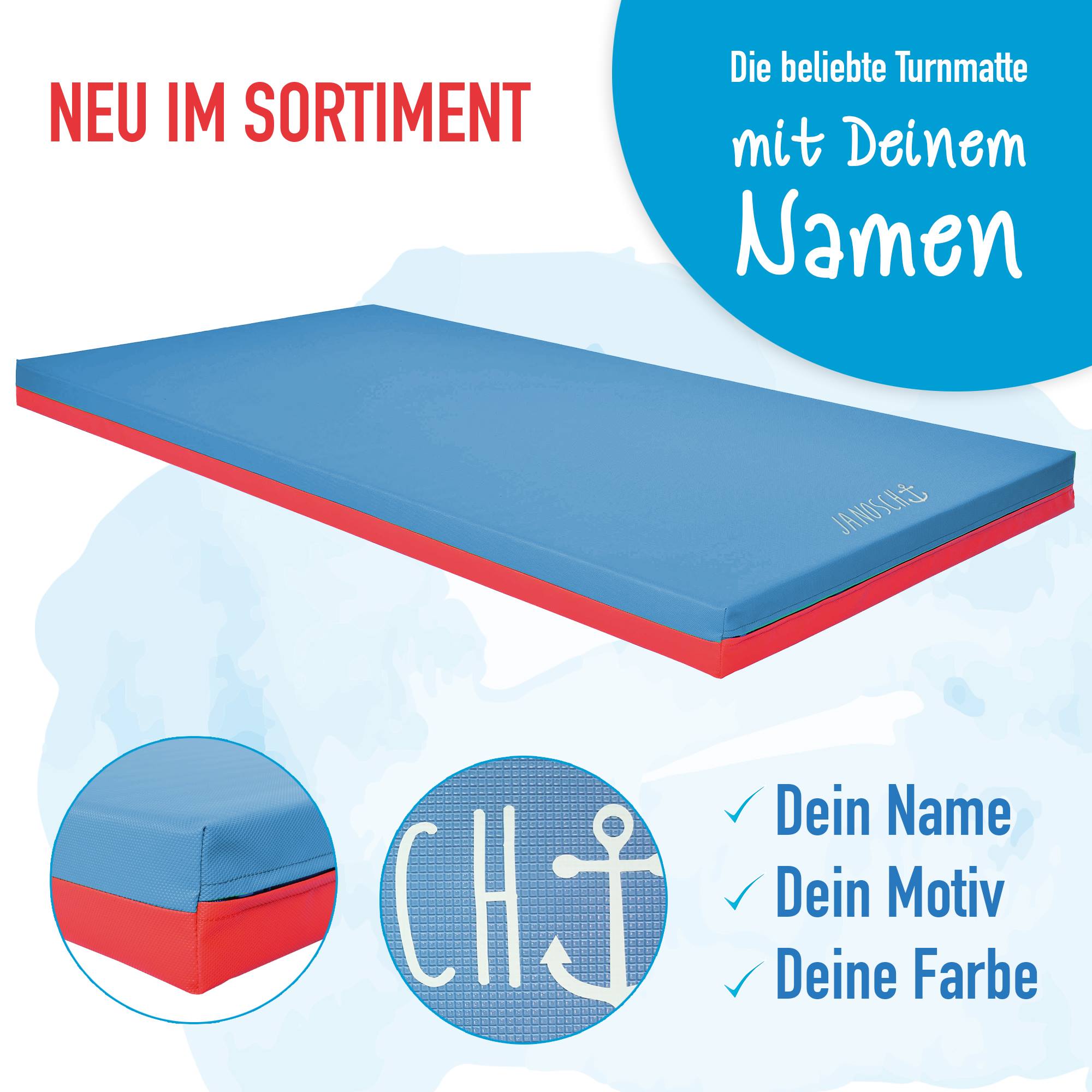 Turn- - NEU - unsere Turnmatten mit Namen! Bestell Deine persönliche ...