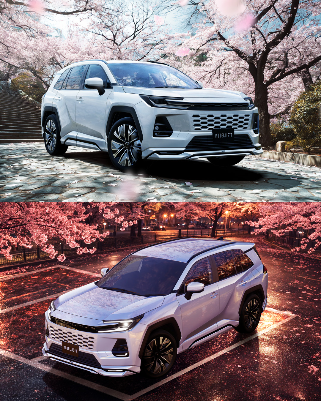 RAV4 Dressed up by MODELLISTA. MODELLISTAでSAKURAV4🌸 #modellista