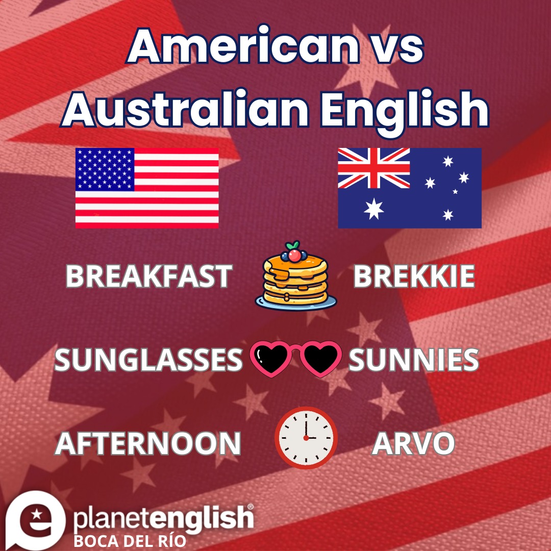 Planet - 🇺🇸 American vs Austrilan English 🇦🇺 En inglés de Australia es ...