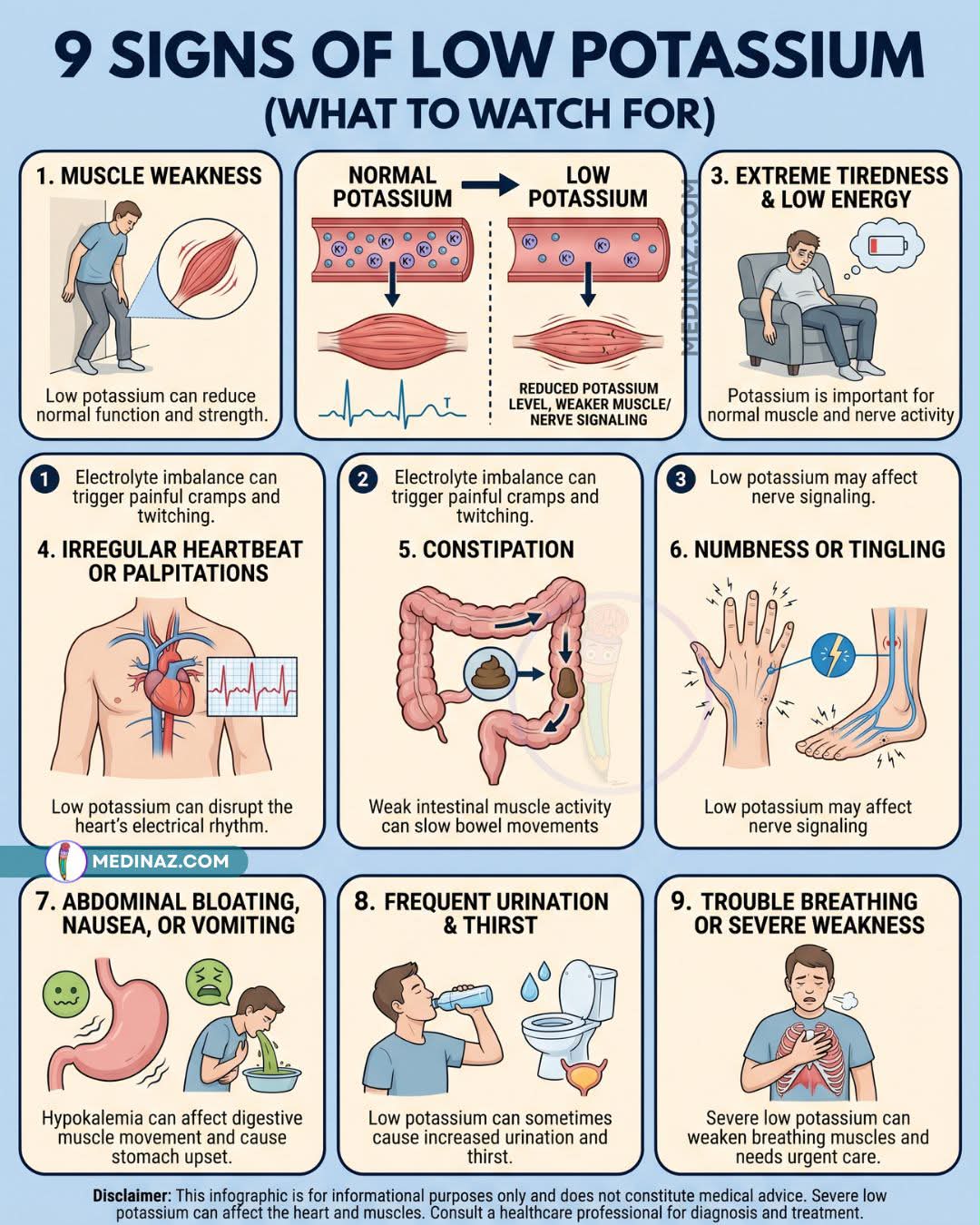klow potassium 9 signs of low ✓ . . . . . . Medical disclaimer: This information is for general awareness only and is not a substitute for professional medical advice. Please consult physical Best Quality Glutathione IV Flavor:Love 69
