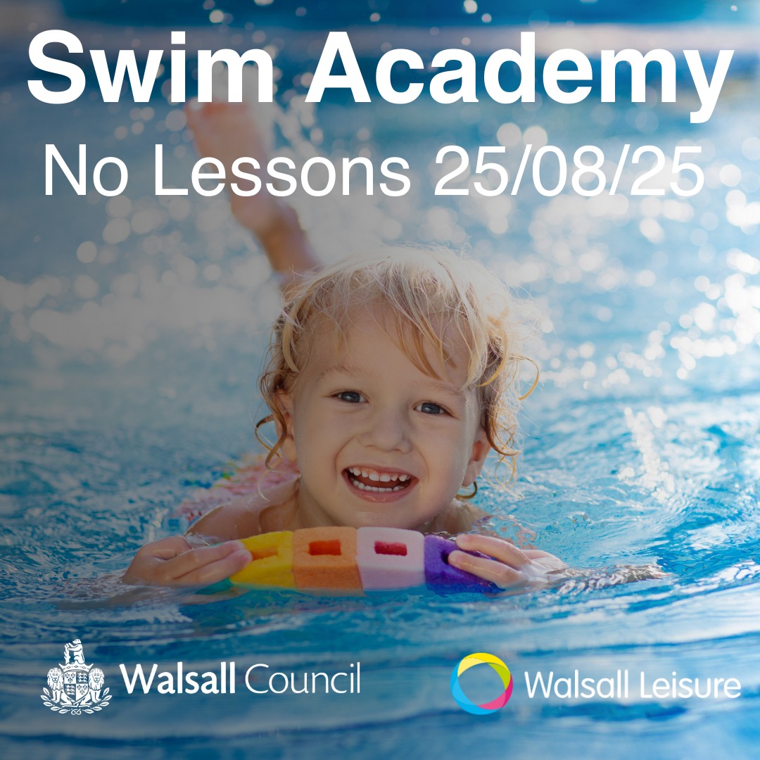 Bloxwich - 🚨 Swim Academy Notice There is NO swimming lessons on Monday ...