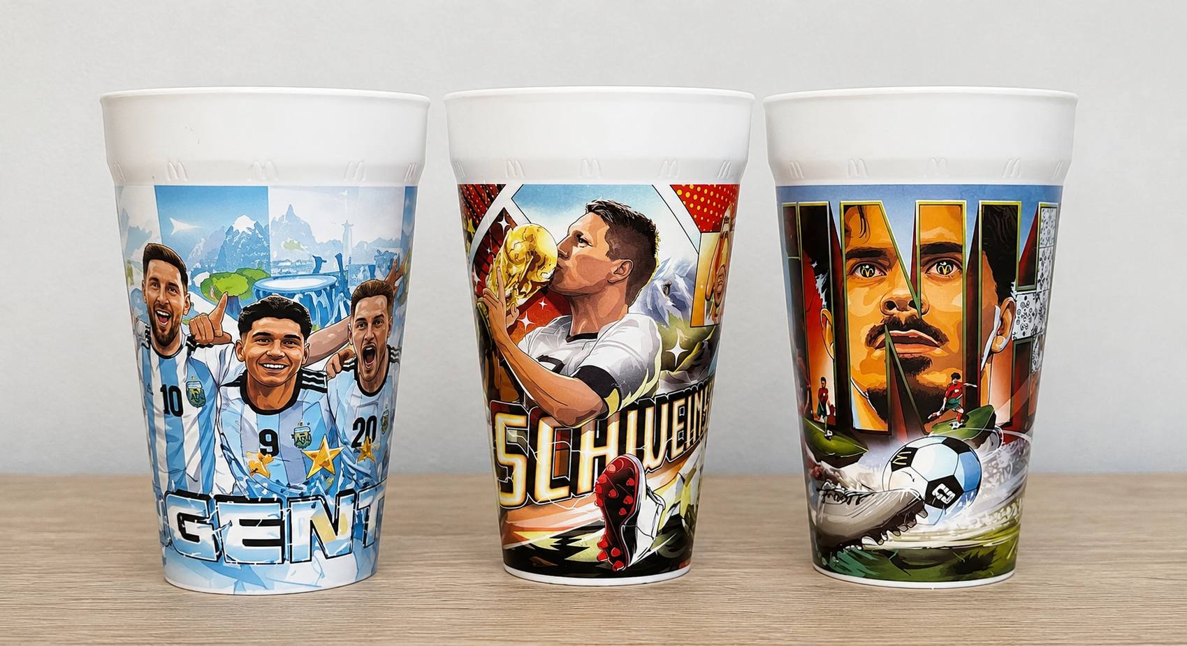 McDonald's Celebrates the World Cup With David Beckham, Ronaldinho