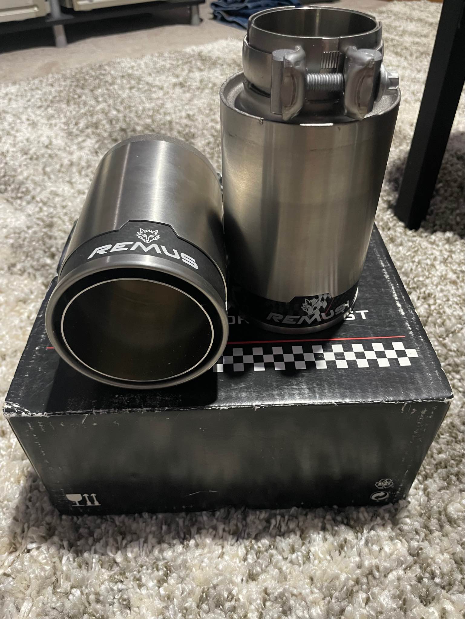 Remus 2.5 - 4.0” Exhaust Tips (2) - Car Exhausts & Exhaust Parts ...