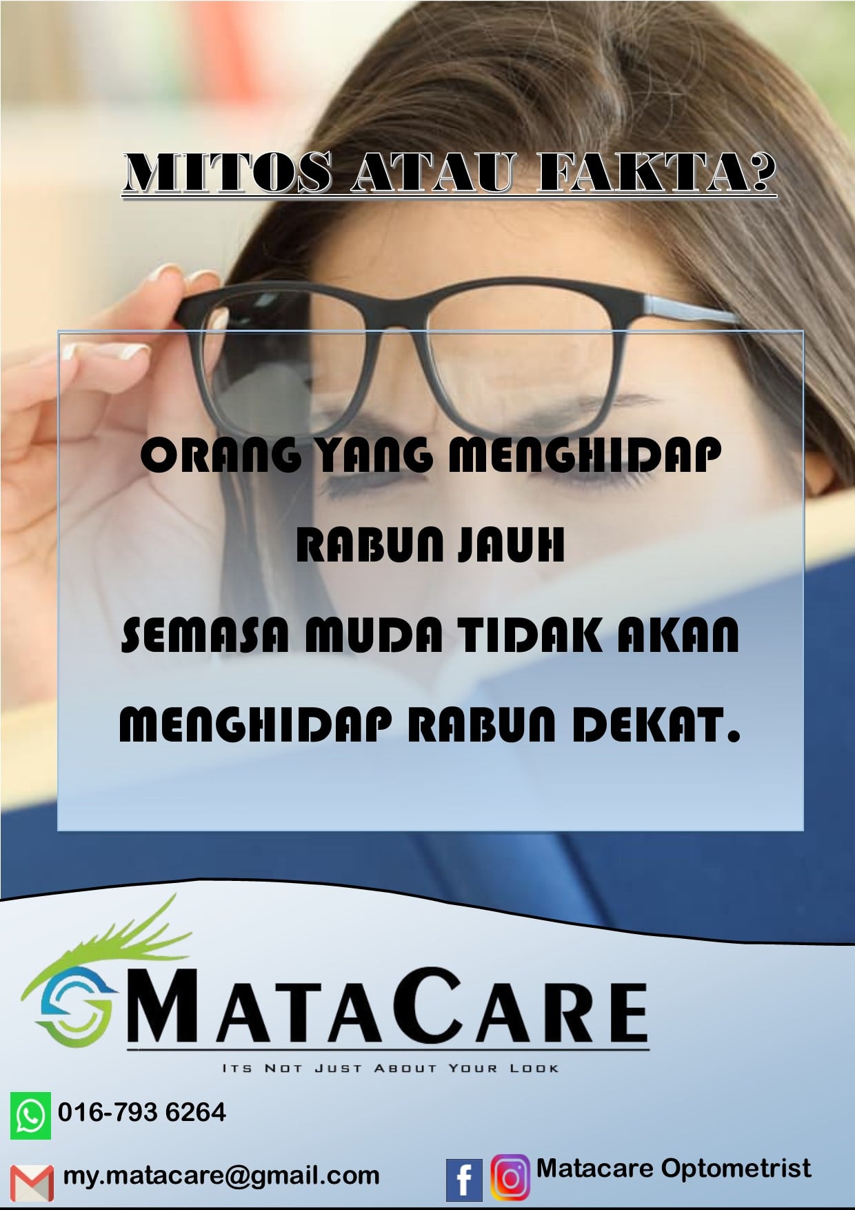 ASSALAMMUALAIKUM DAN SELAMAT PAGI.... - Matacare Optometry BK
