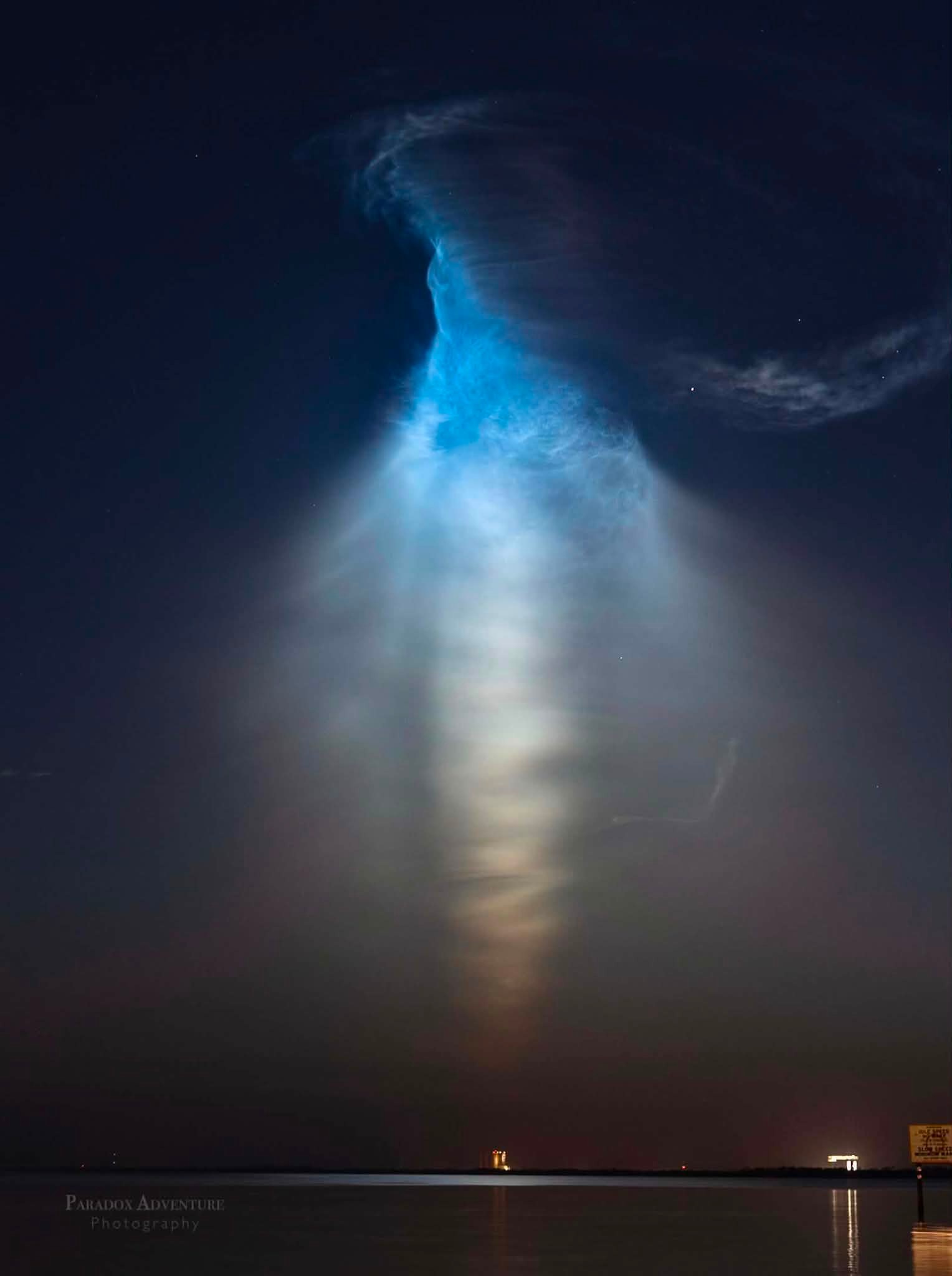 Remarkable views of this morning's SpaceX launch… from Paradox
